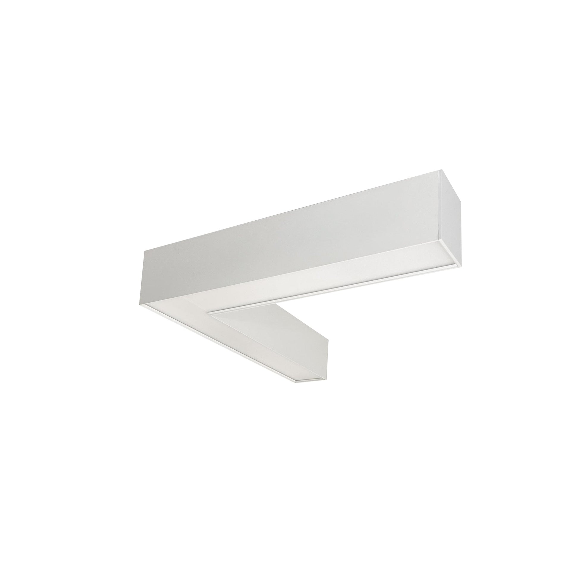 Nora NLUD-L334W  inchL inch Shaped L-Line LED Indirect/Direct Linear, 3781lm / Selectable CCT, White Finish