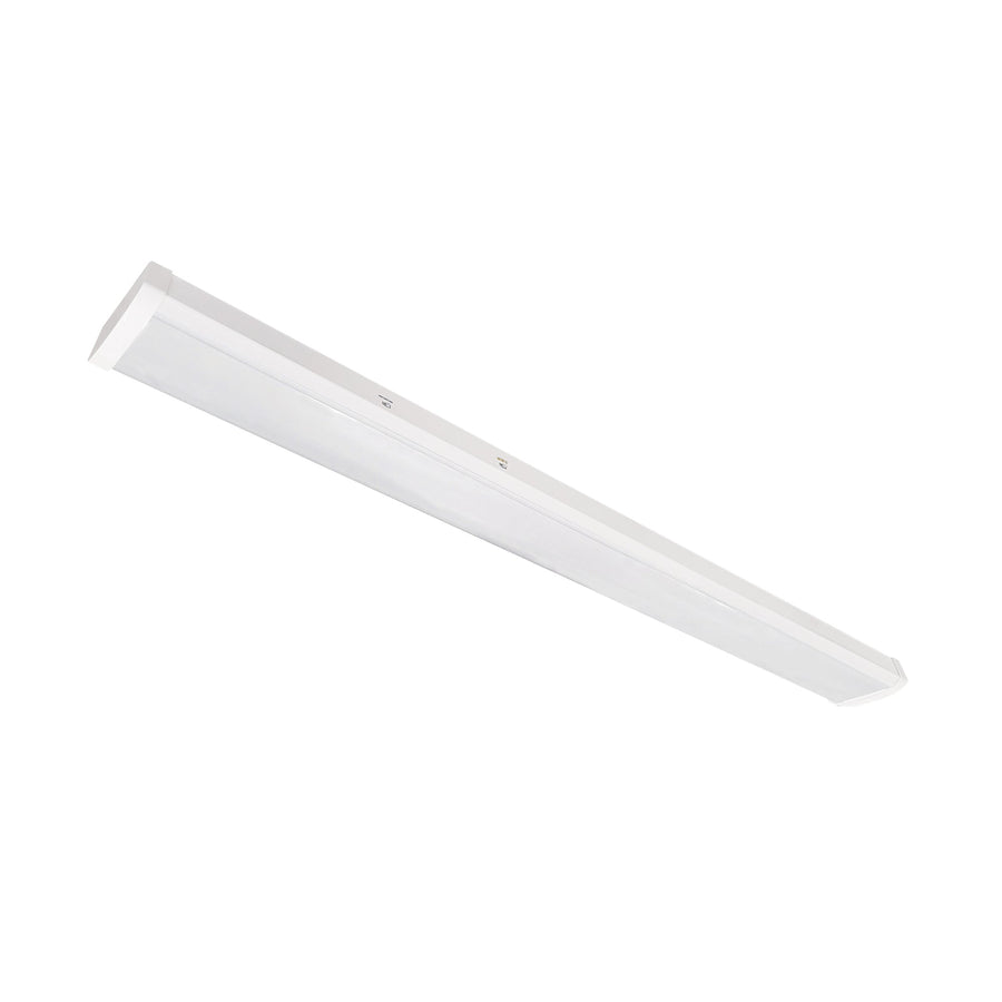 Nora NLWPSW-4L334W 4 ft LED Wraparound with Selectable Lumens & CCT, White Finish