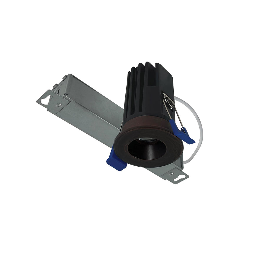 Nora NM1-PRDCL127BZ 1 inch M1+ Round LED Downlight, 600lm / 9W, 2700K, Bronze finish