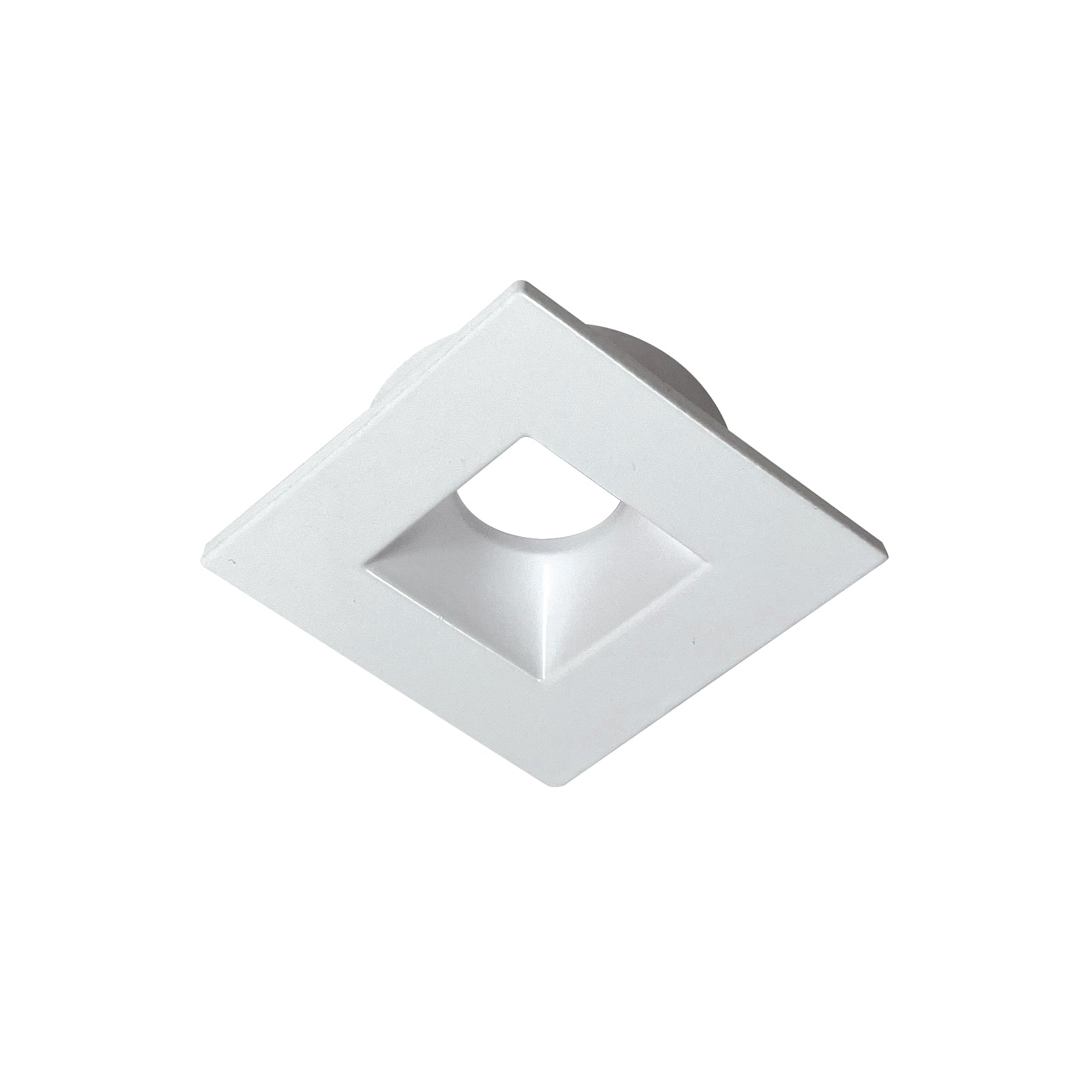 Nora Lighting NM1-PSDTMPW - Recessed - Square Trim for NM1-PRDC, Matte Powder White finish