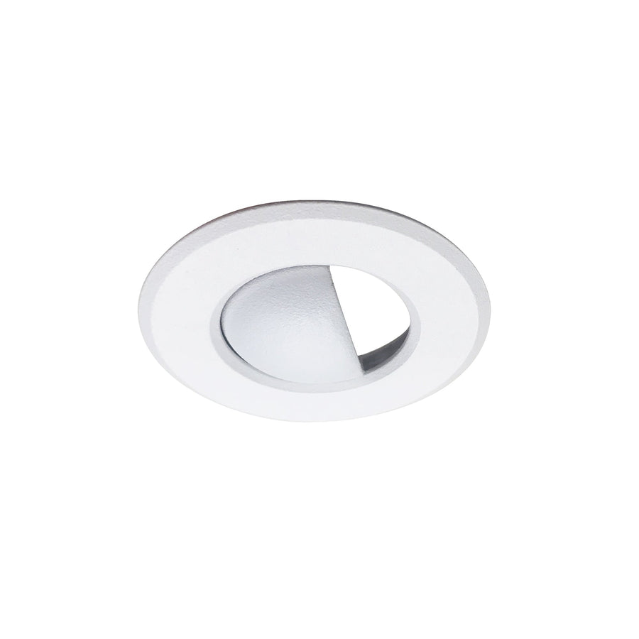 Nora NM1-RAEYELIDW 1 inch Round M1 Scoop Trim, White