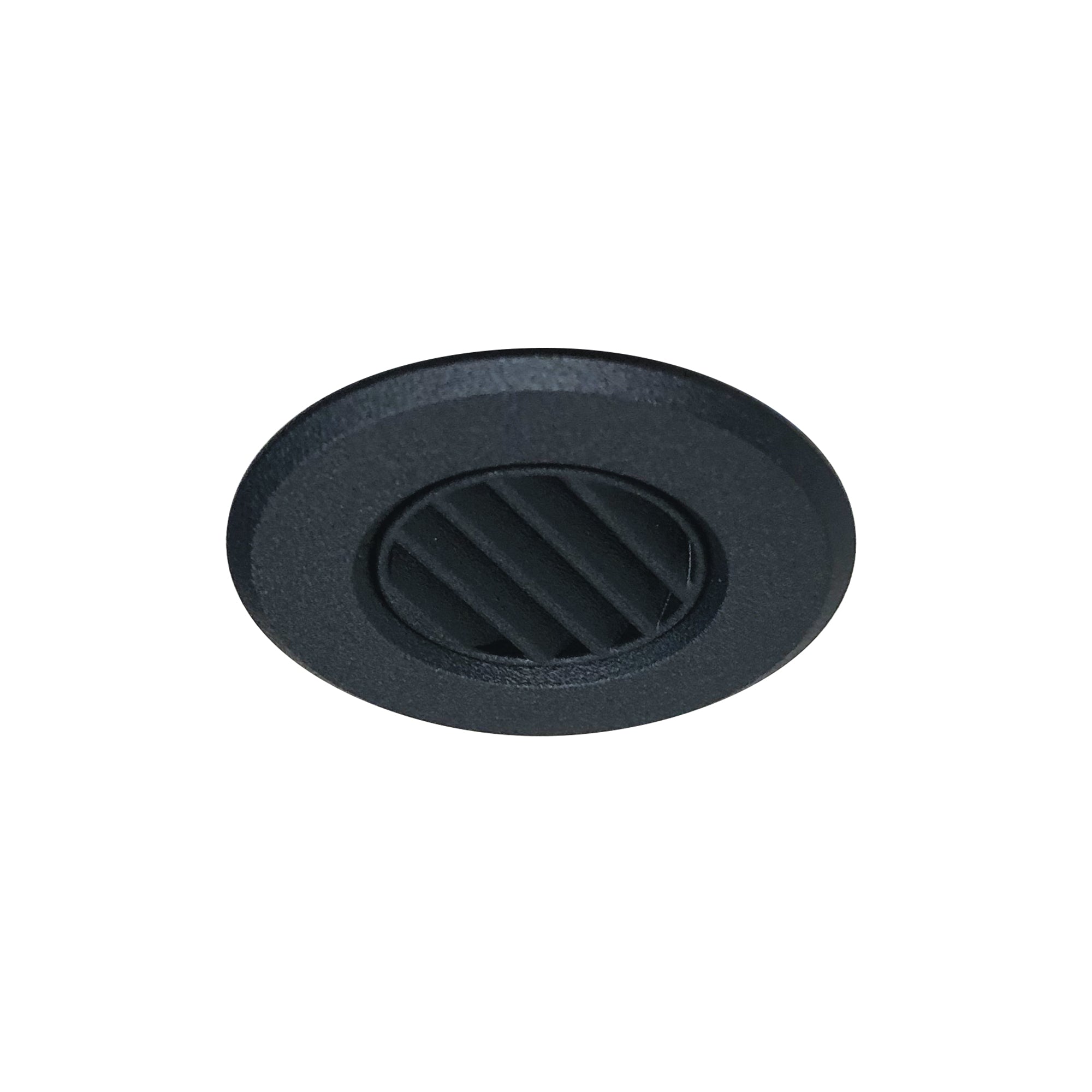 Nora Lighting NM1-RLOUVB - Recessed - 1 Inch Round M1 Louver Trim, Black