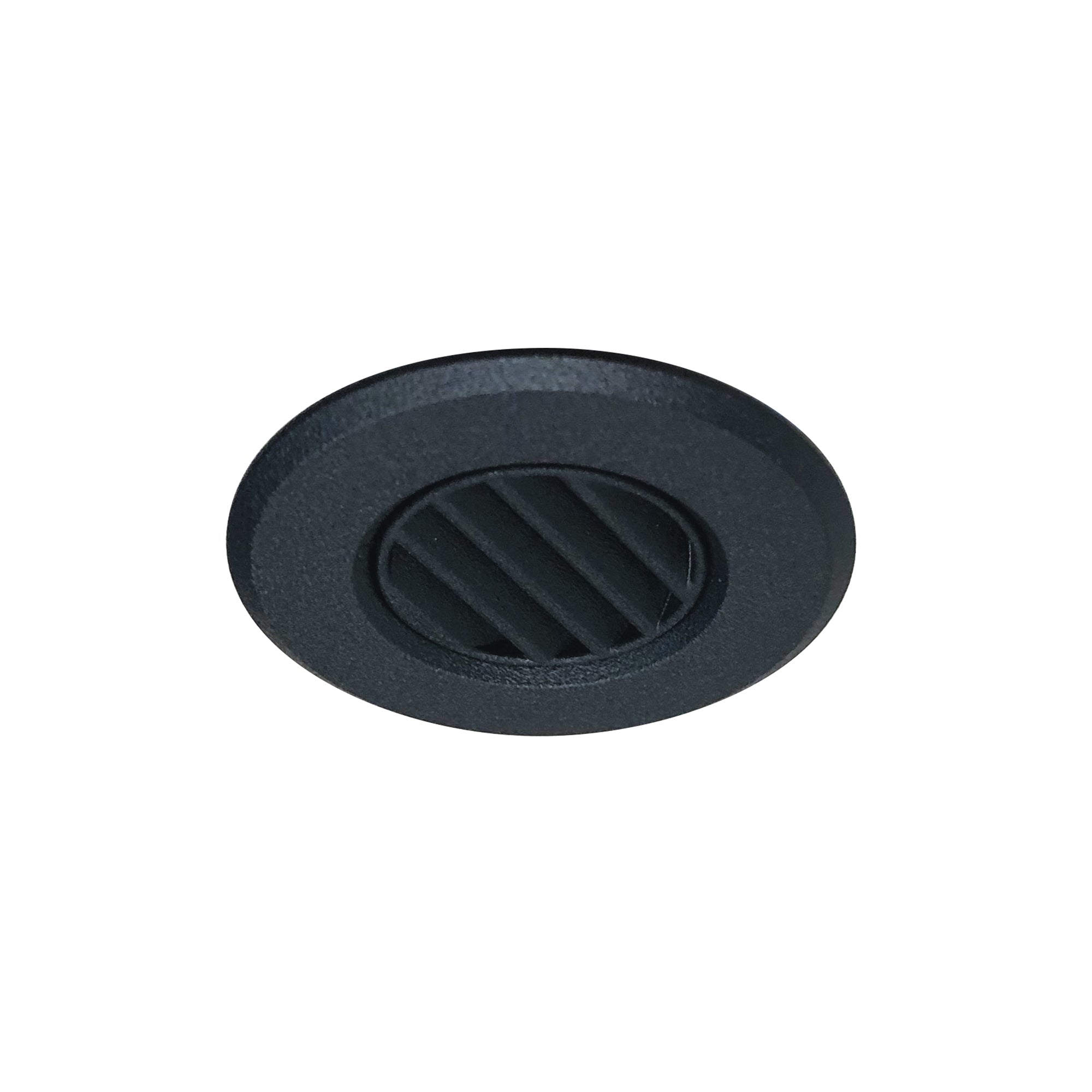 Nora NM1-RLOUVB 1 inch Round M1 Louver Trim, Black