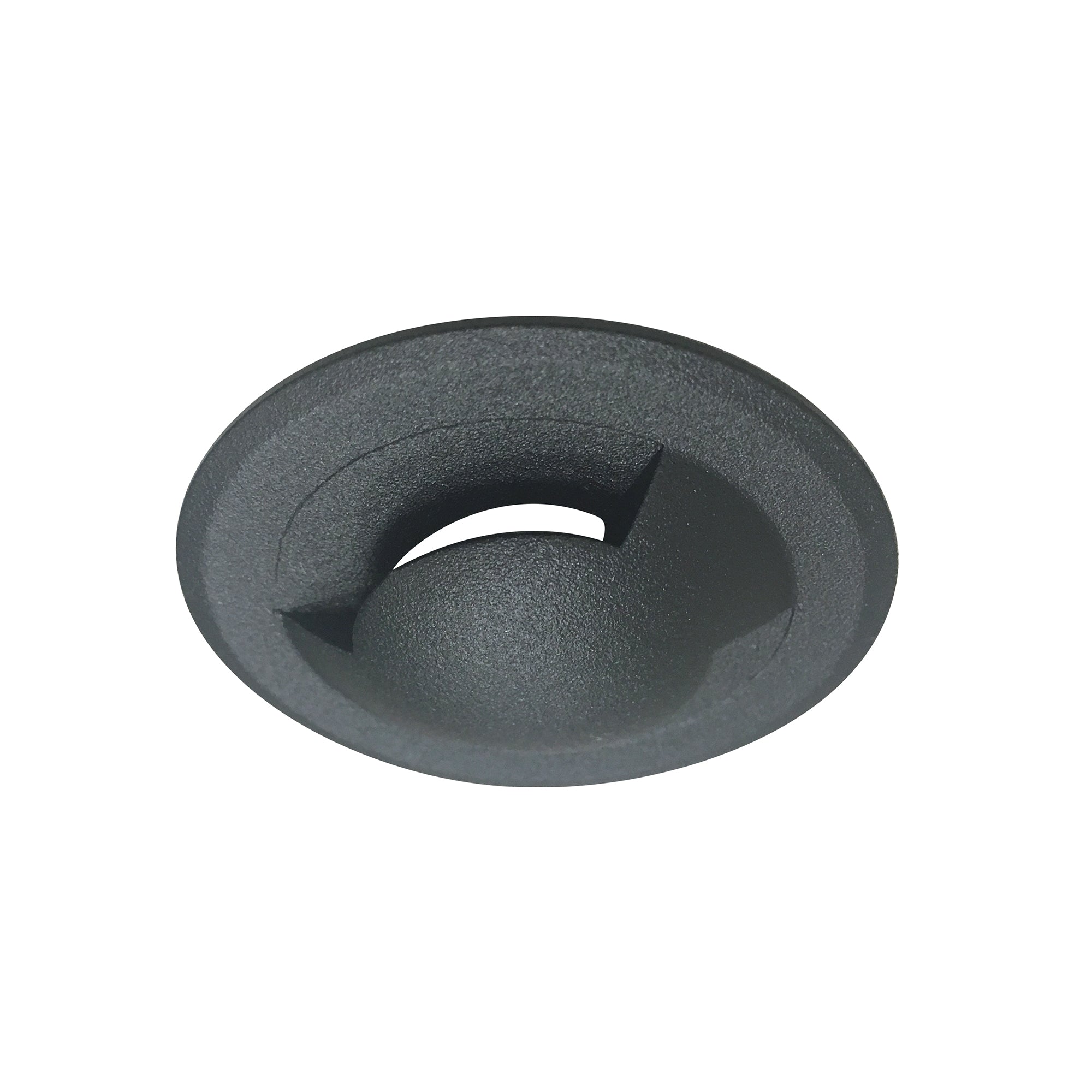 Nora NM1-RSSDB 1 inch Round M1 Stainless Steel Indicator Trim, Black