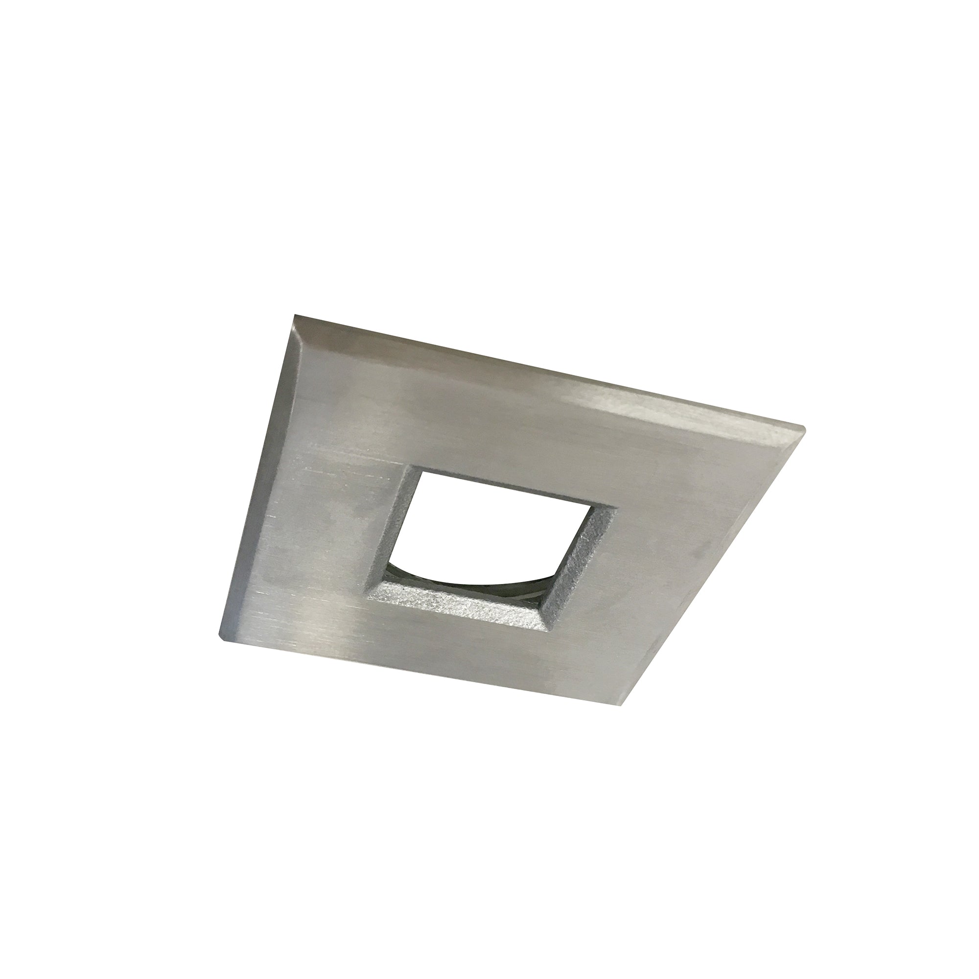 Nora Lighting NM1-SSSBN - Recessed - 1 Inch Square M1 Stainless Steel Trim, Brushed Nickel