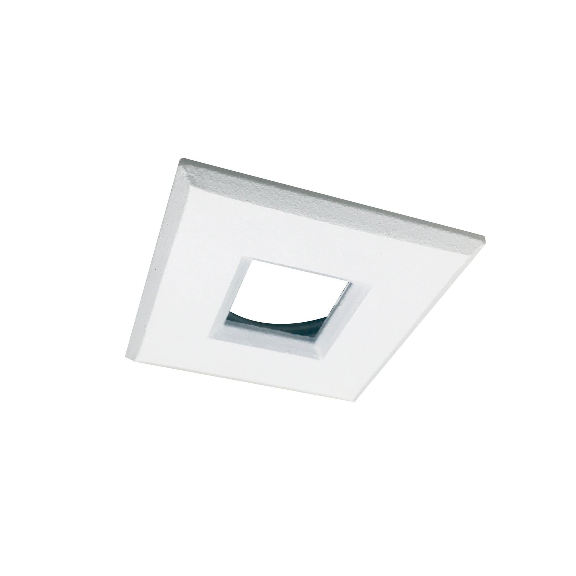 Nora Lighting NM1-SSSW - Recessed - 1 Inch Square M1 Stainless Steel Trim, White