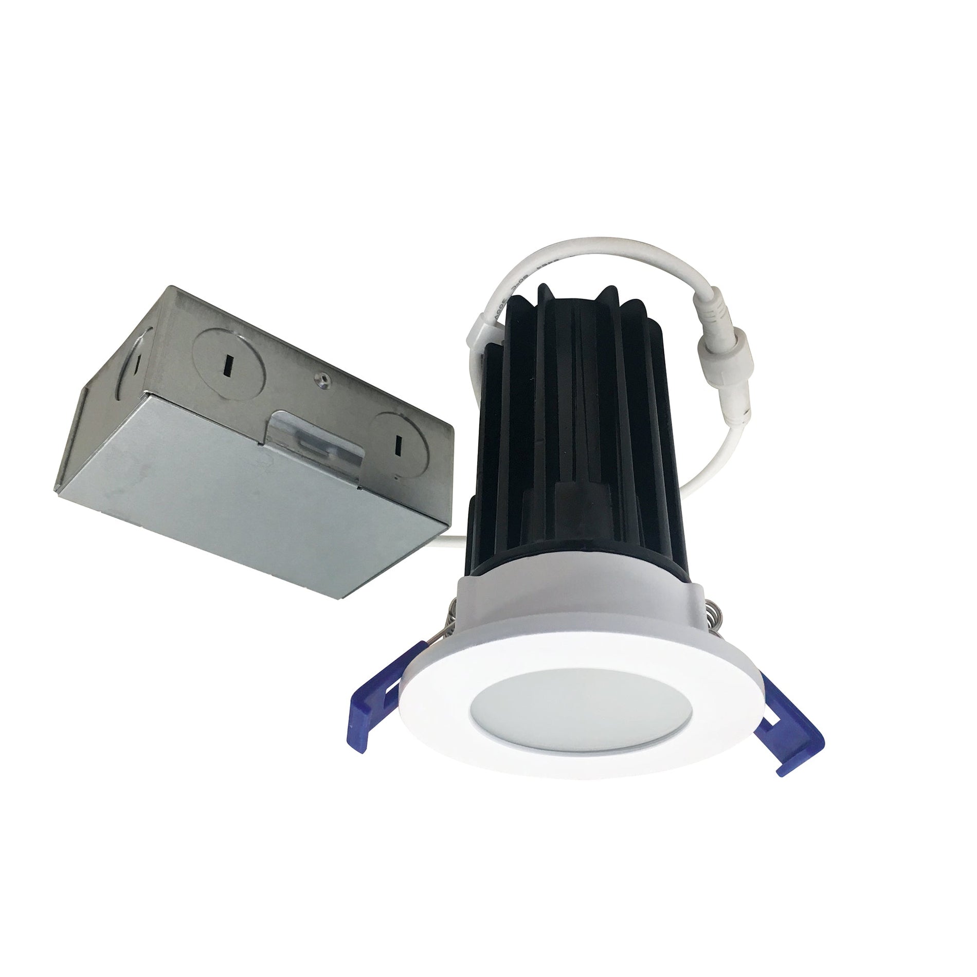 Nora NM2-2RDCS8530MPW 2 inch M2 Round LED Lensed Downlight, 850lm / 10W, 3000K, 120V, Matte Powder White