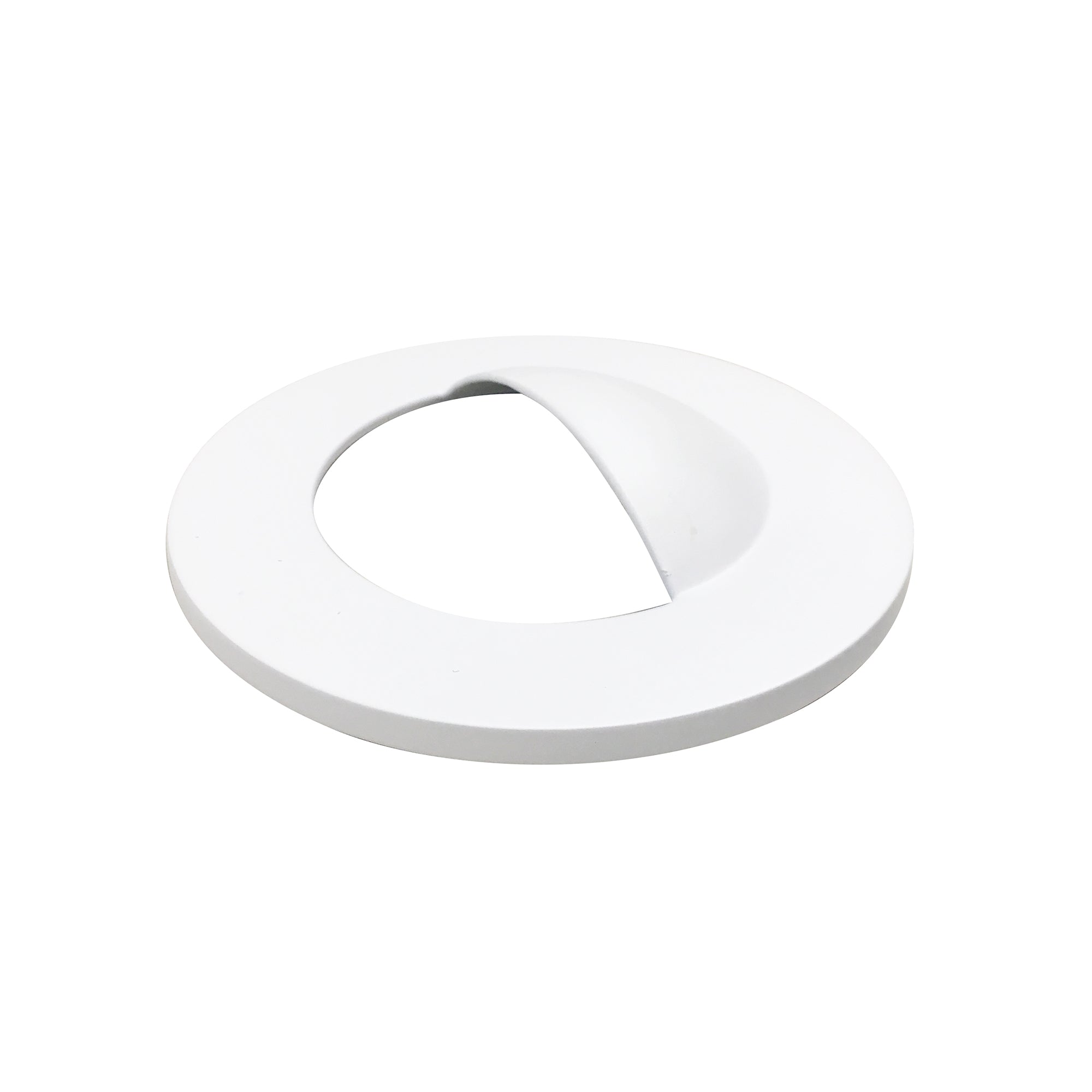 Nora Lighting NM2-2RWMPW - Recessed - Round Wall Wash Trim for NM2-2RDC, Matte Powder White