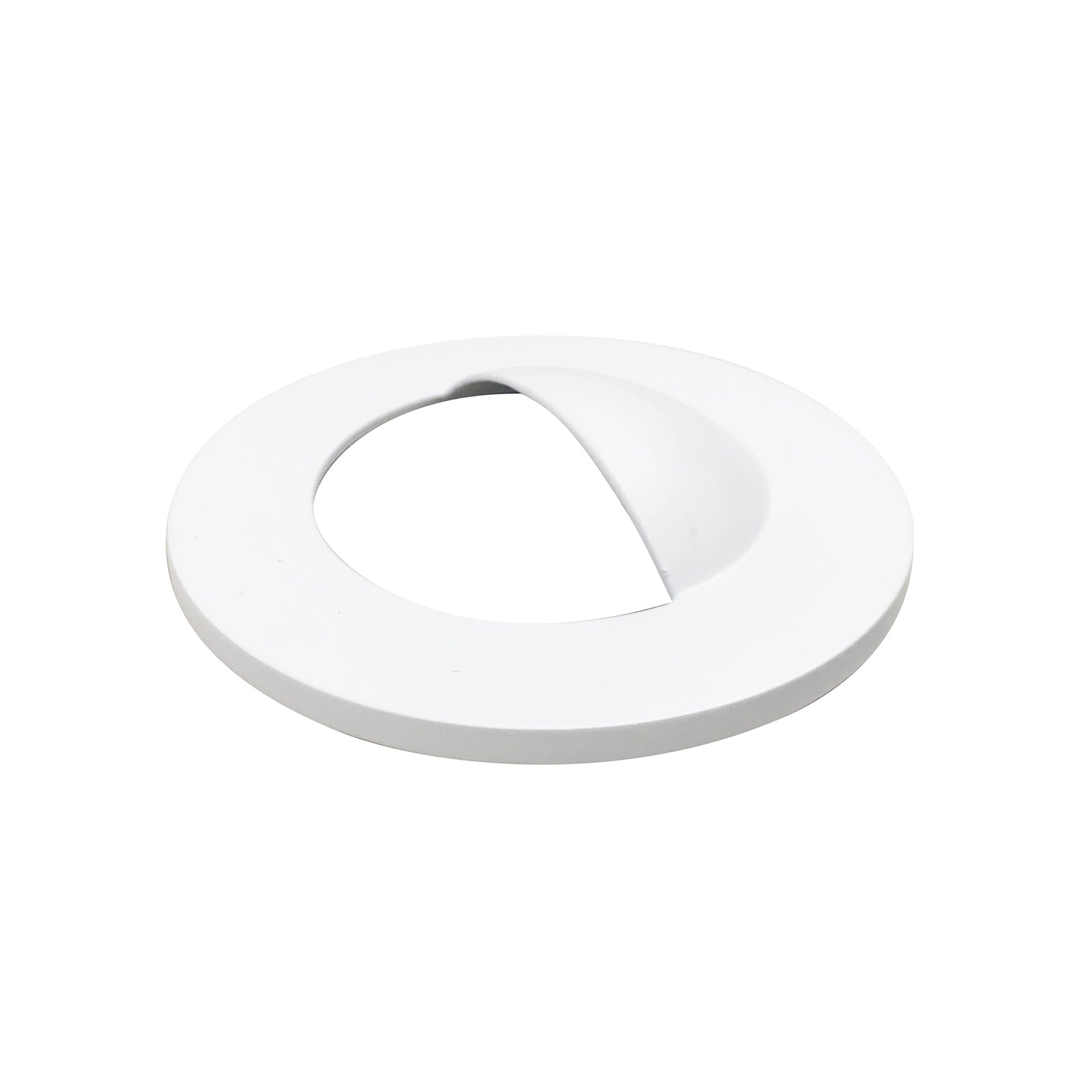 Nora NM2-2RWMPW Round Wall Wash Trim for NM2-2RDC, Matte Powder White