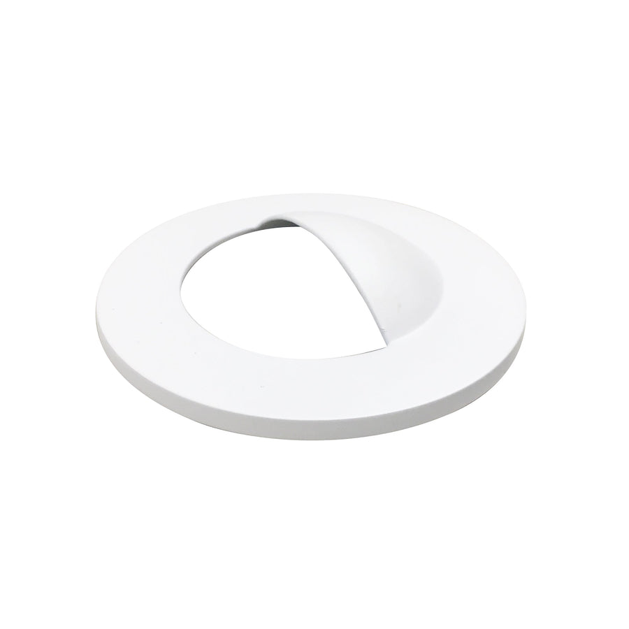 Nora NM2-2RWMPW Round Wall Wash Trim for NM2-2RDC, Matte Powder White