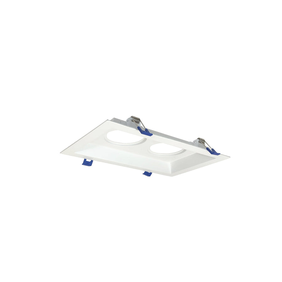 Nora NM2-MLS2MPW MLS 2-Head Plate for 2 inch M2 LED Series, Matte Power White