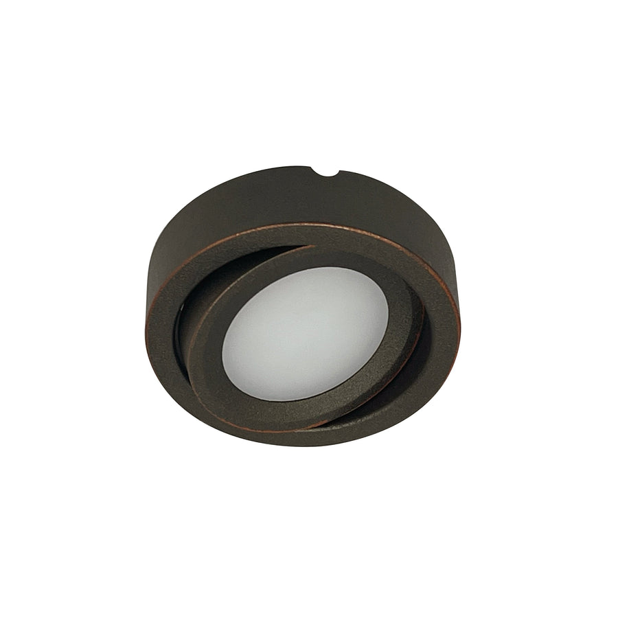 Nora NMP2-A30BZ 24V Josh Adjustable LED Puck Light, 300lm / 3000K, Bronze Finish