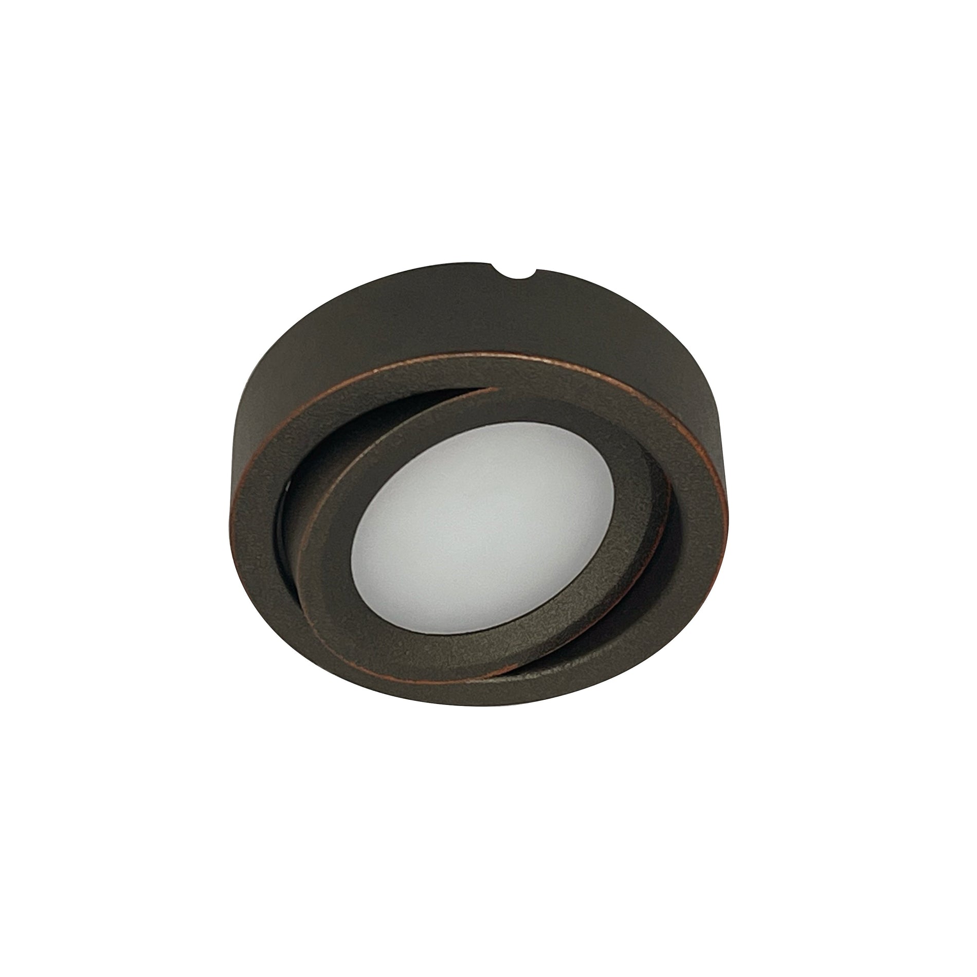 Nora NMP-A40BZ 12V Josh Adjustable LED Puck Light, 300lm / 4000K, Bronze Finish