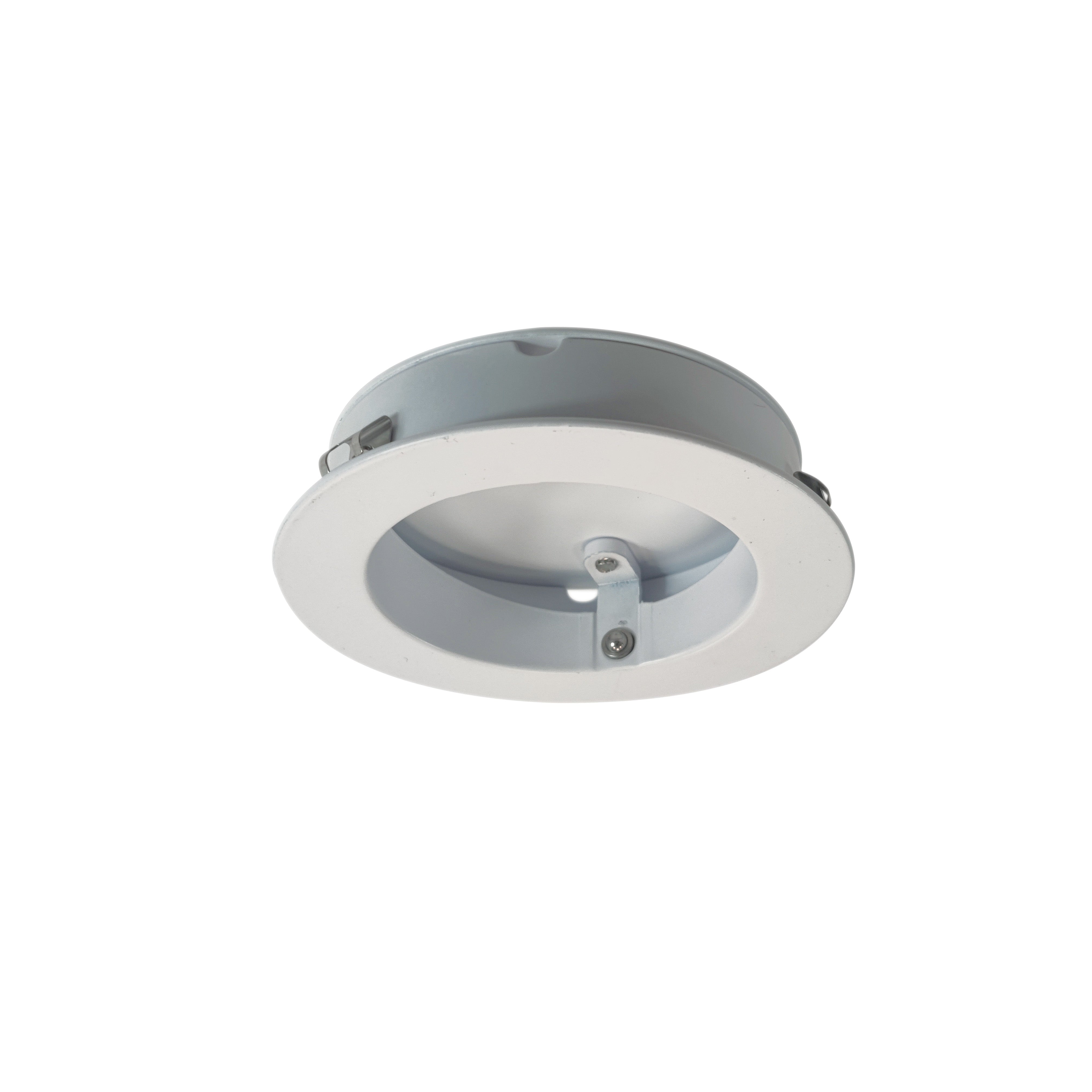Nora NMP-ARECW Recessed Flange Accessory for Josh Adjustable, White Finish