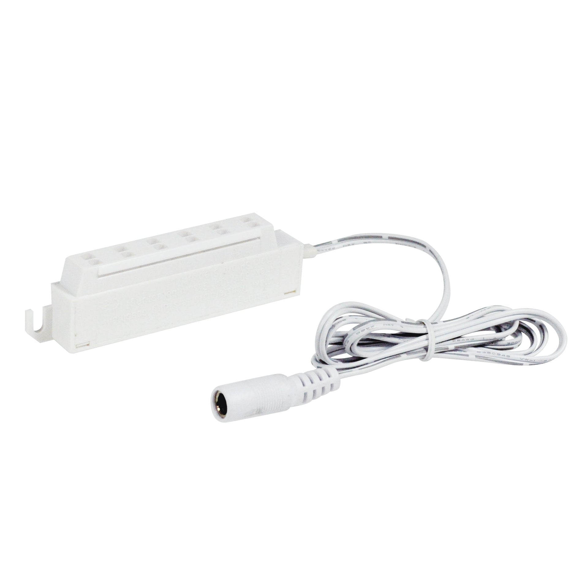 Nora NMPA-6P-24W 24 inch 6-Port Power Line Interconnect for Josh Puck, White Finish