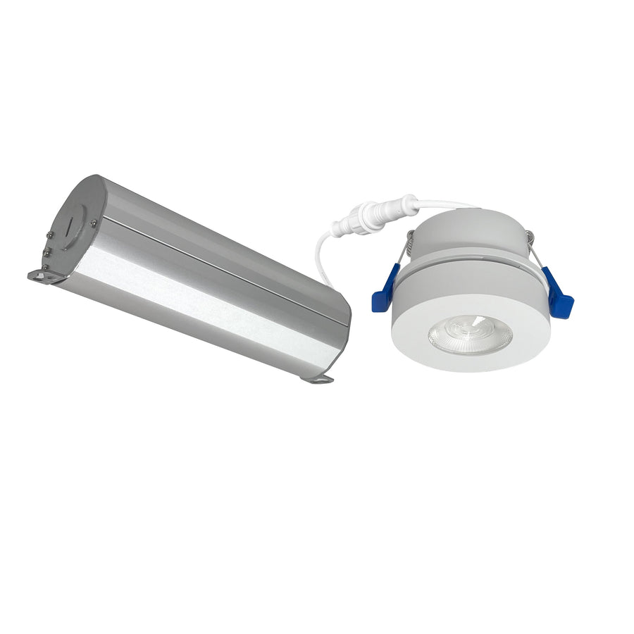 Nora NMW-230MPW 2 inch M-Wave Can-less Adjustable LED Downlight, 3000K, Matte Powder White finish