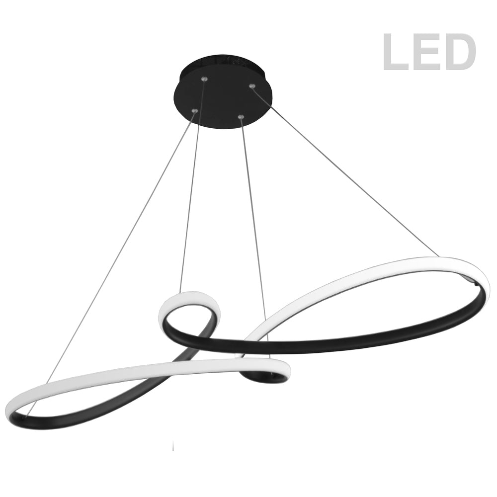 Dainolite NOLA NOL-4350LEDHP-MB Pendant Contemporary - Matte Black