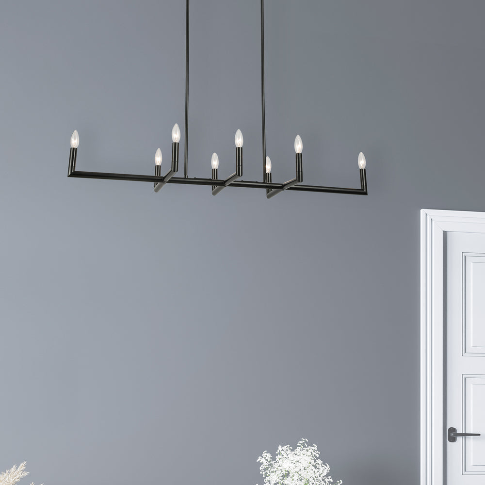 Dainolite NORA NOR-478HC-MB Chandelier Contemporary - Matte Black