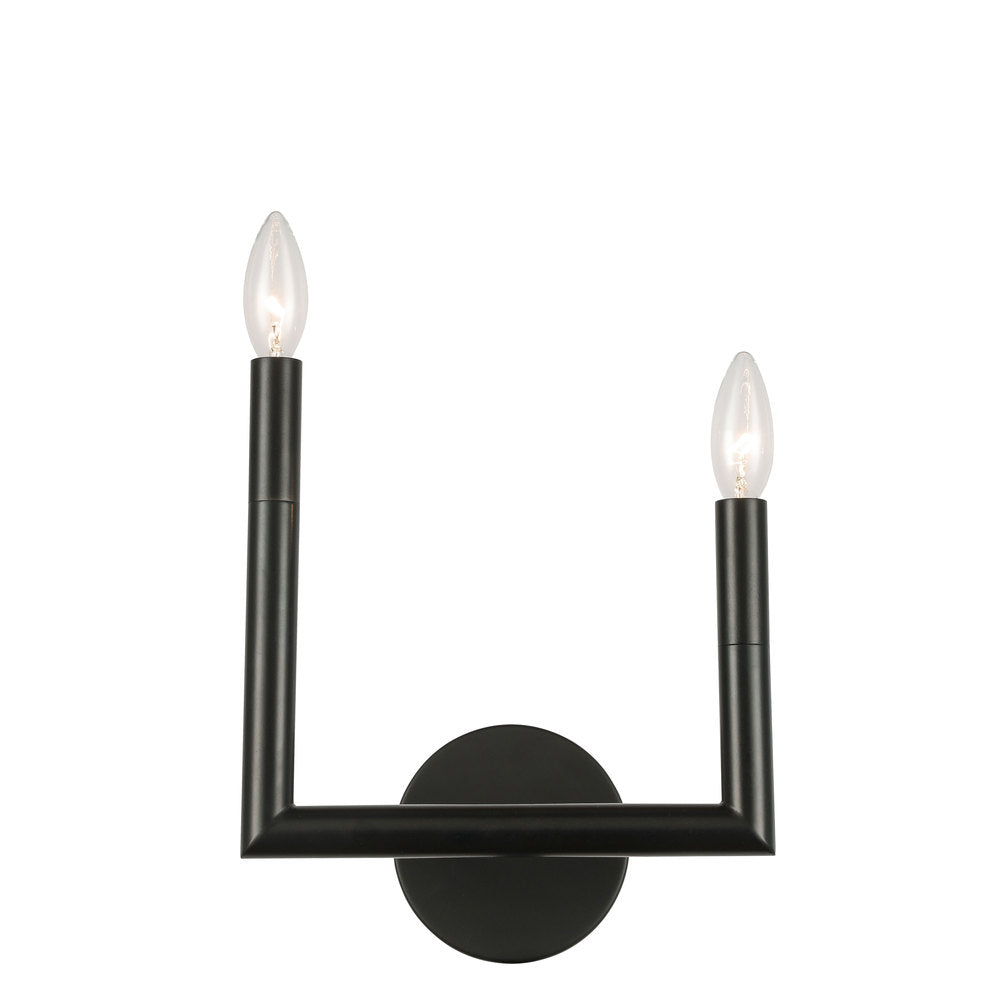 Dainolite NORA NOR-L-112W-MB Sconce Contemporary - Matte Black