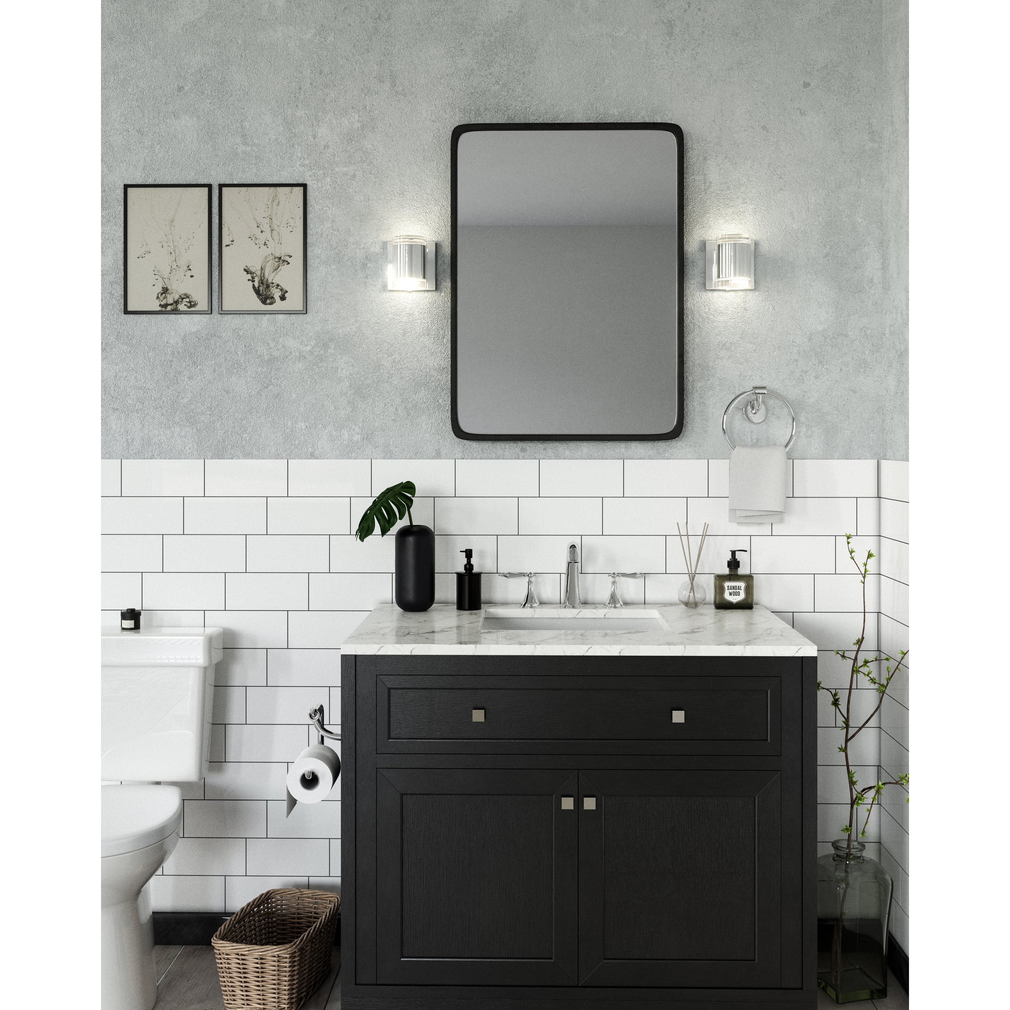 Norfolk 5-in Brushed Nickel LED Wall Sconce