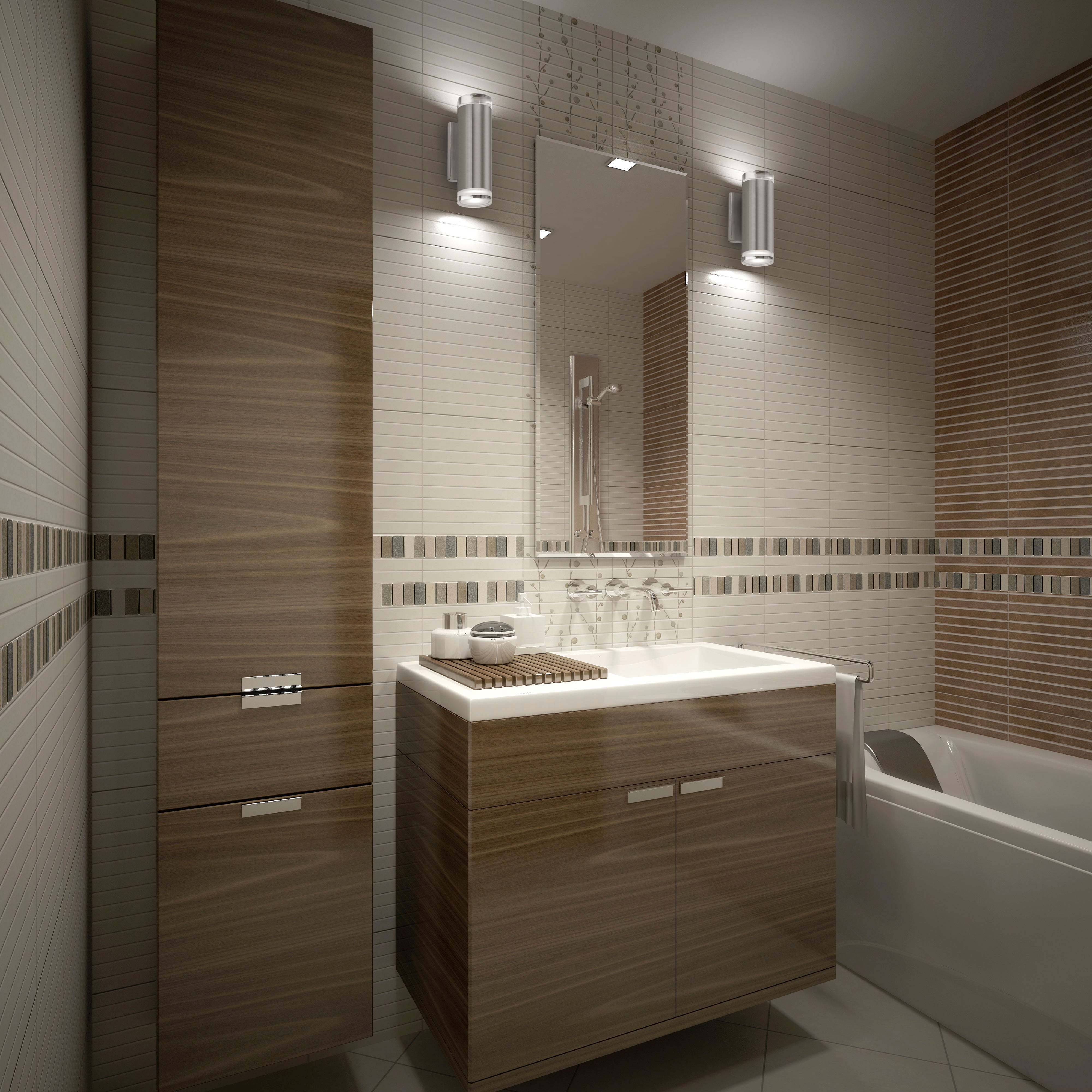 Norfolk 8-in Chrome LED Wall Sconce