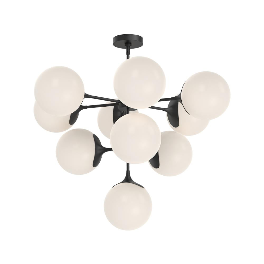 Alora Lighting NOUVEAU CH505335MBOP Chandelier - Matte Black