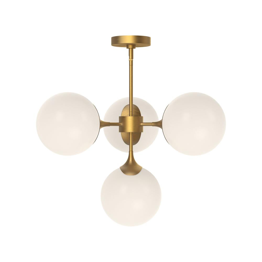 Alora Lighting NOUVEAU CH505426AGOP Chandelier - Aged Gold