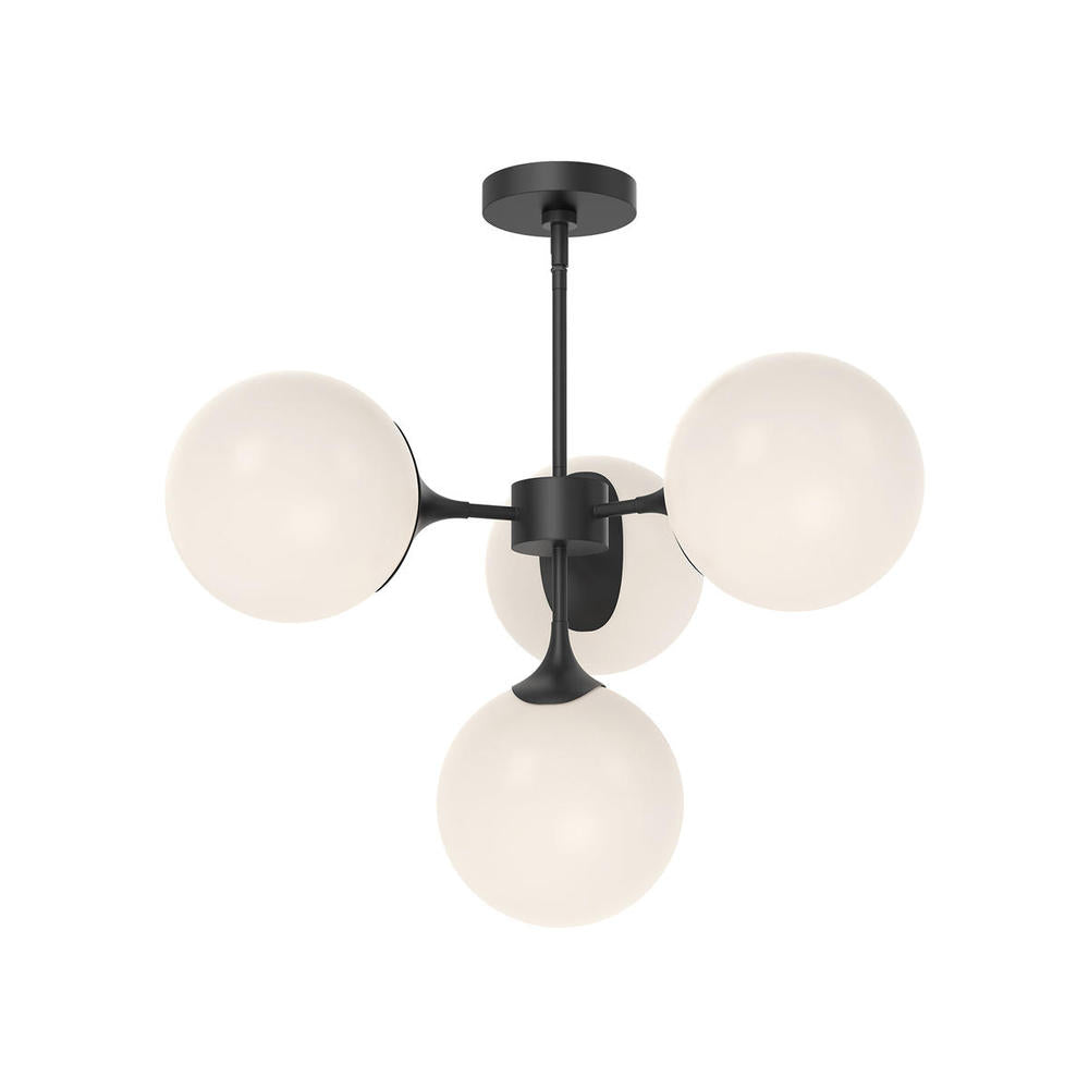 Alora Lighting NOUVEAU CH505426MBOP Chandelier - Matte Black