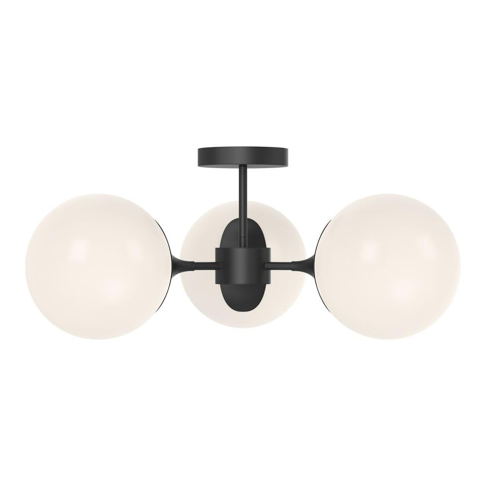 Alora Lighting NOUVEAU SF505326MBOP Semi Flush Mt - Matte Black