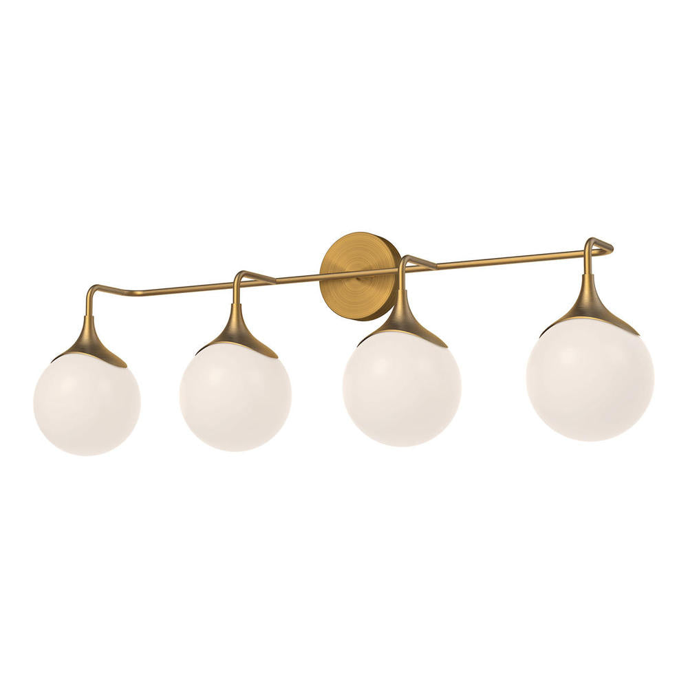 Alora Lighting NOUVEAU VL505136AGOP Bathroom Fixture - Aged Gold