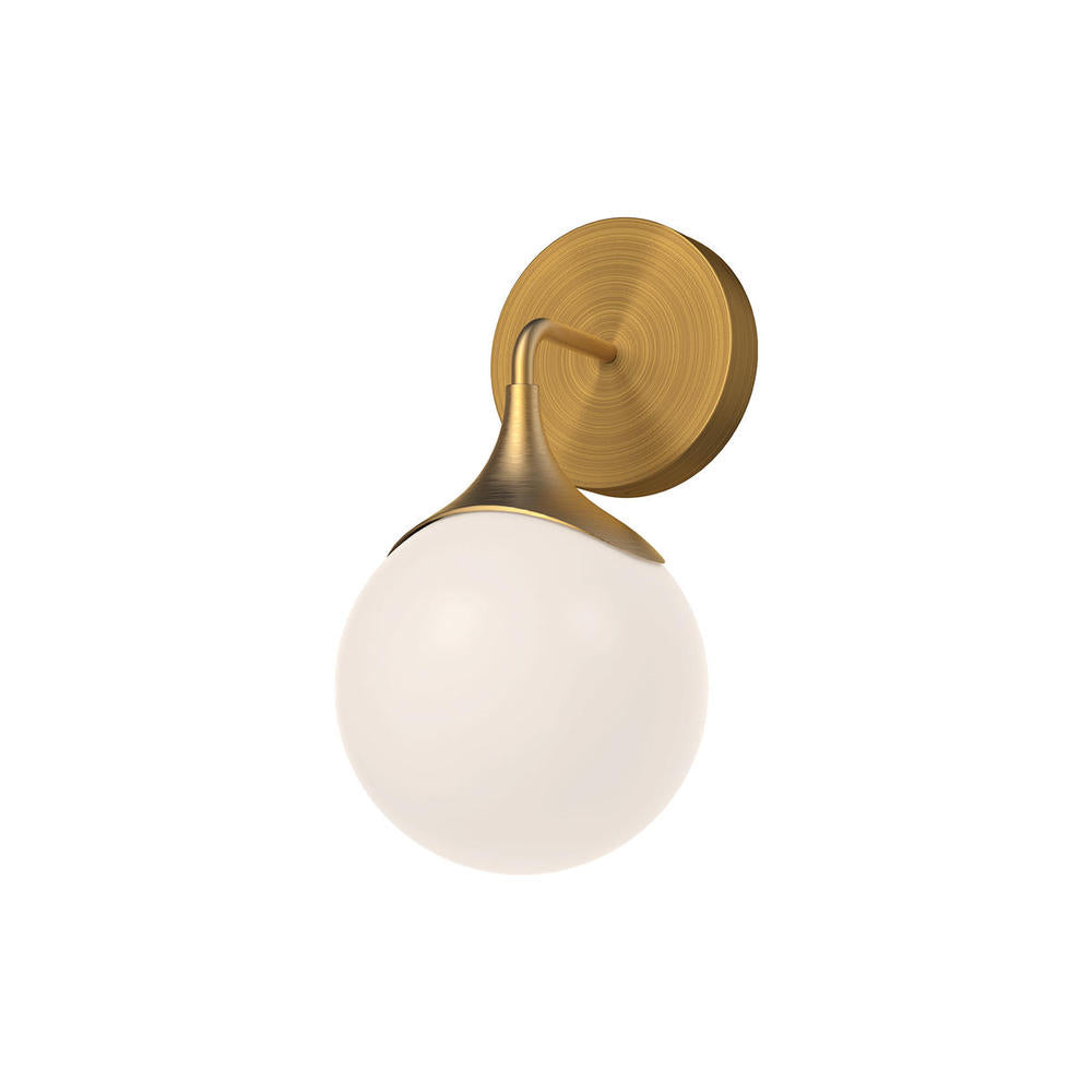 Alora Lighting NOUVEAU WV505106AGOP Bathroom Fixture - Aged Gold