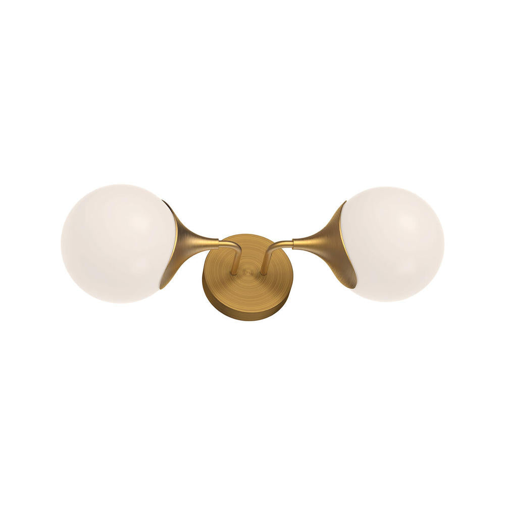 Alora Lighting NOUVEAU WV505219AGOP Bathroom Fixture - Aged Gold