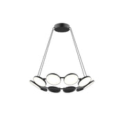 Novel 25-in Black LED Chandeliers