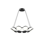 Novel 25-in Black LED Chandeliers