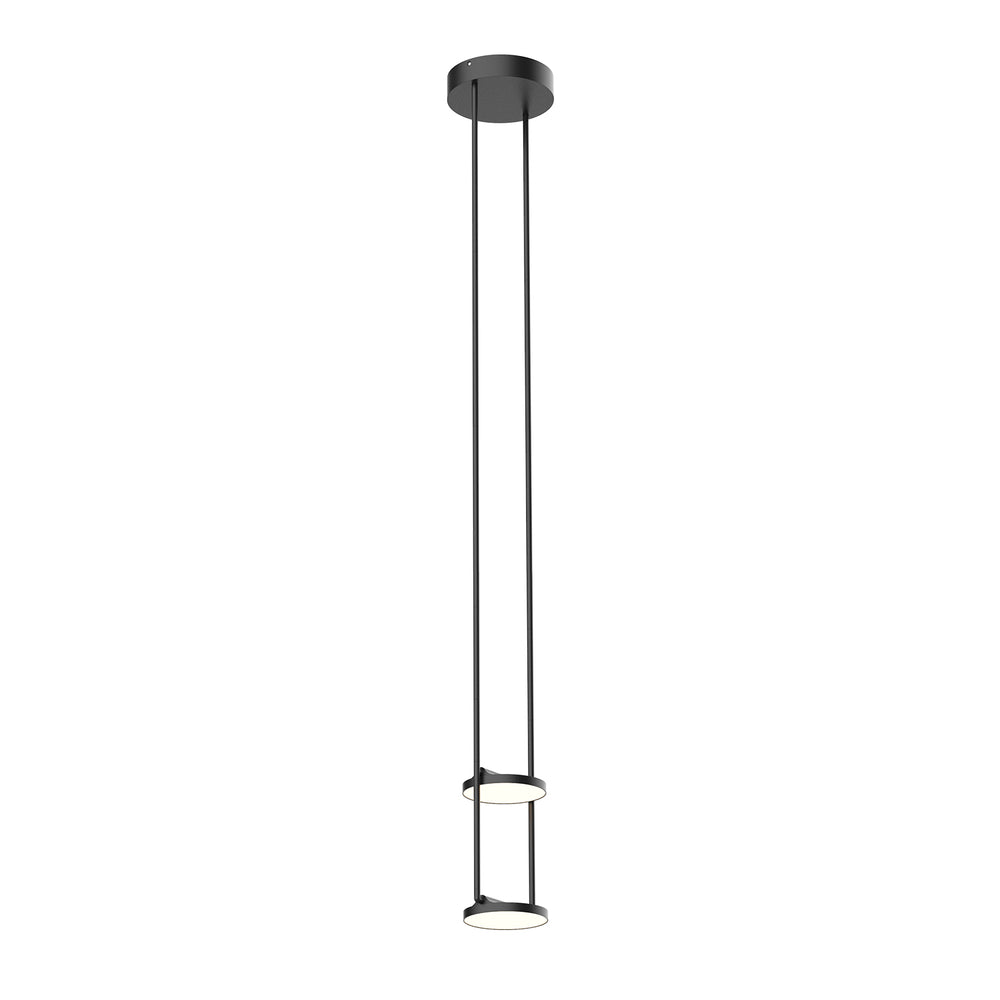 Kuzco PD72208-BK Novel 8-in Pendant, UL Damp Rated, Black