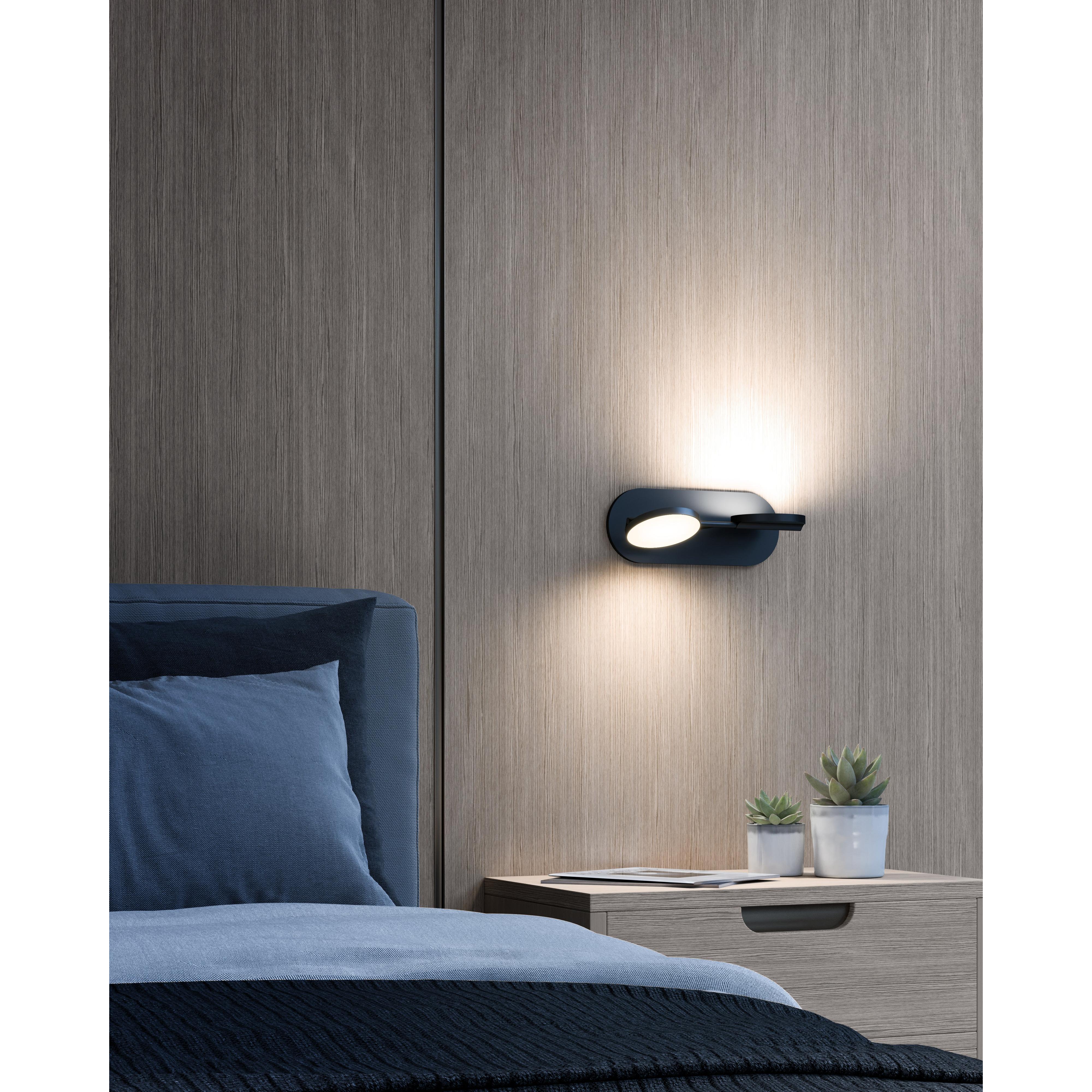 Novel 13-in Black LED Vanity