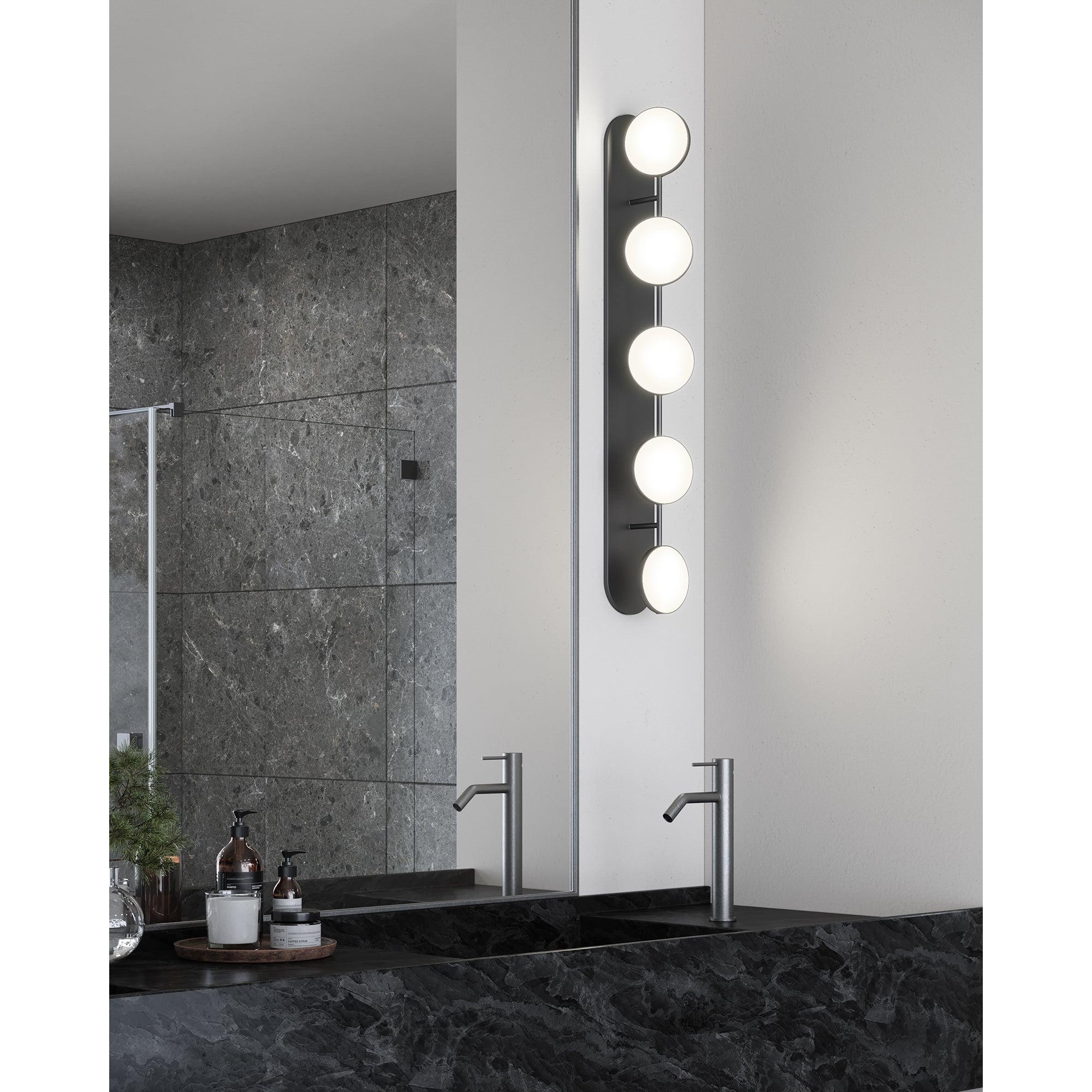 Novel 37-in Black LED Vanity