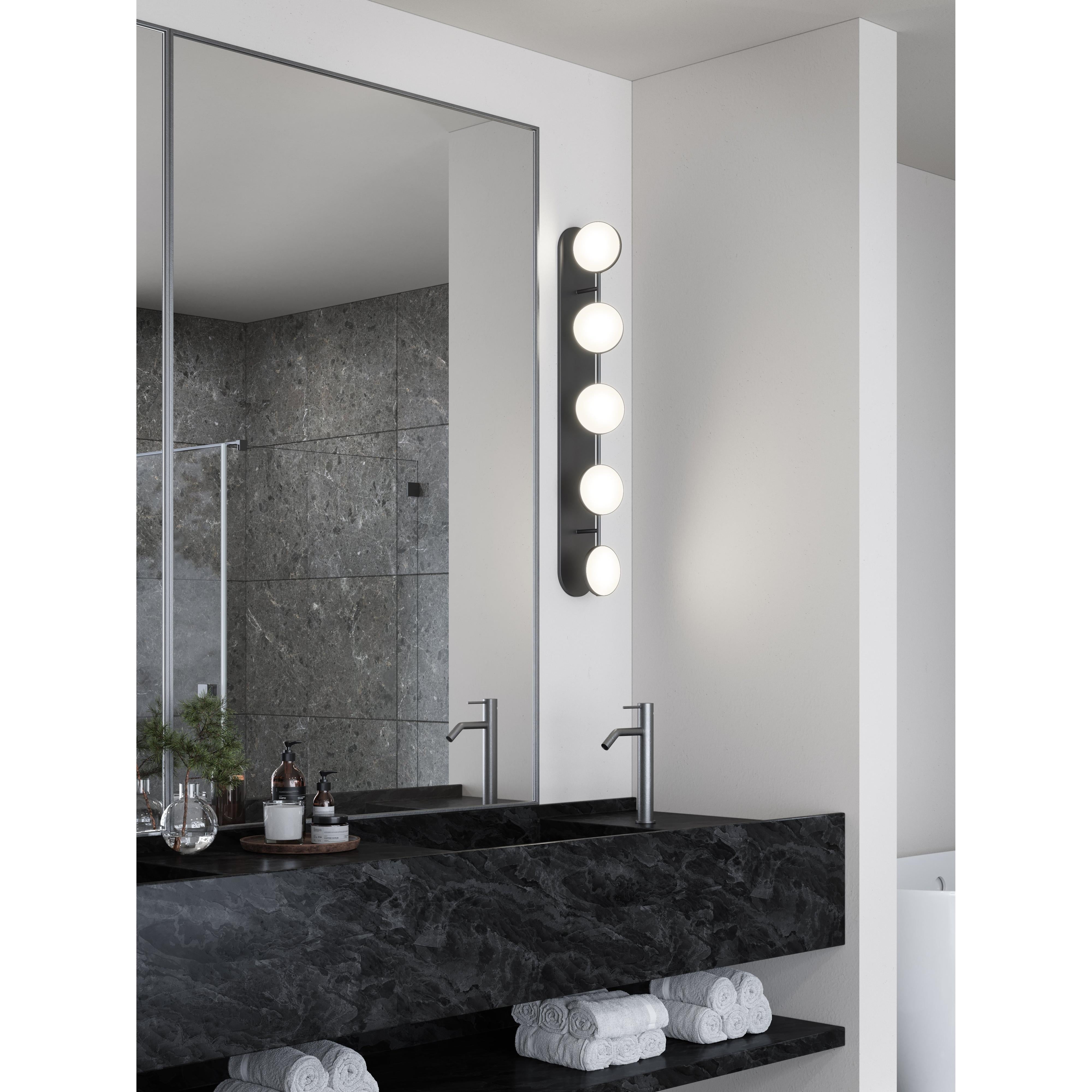 Novel 37-in Black LED Vanity