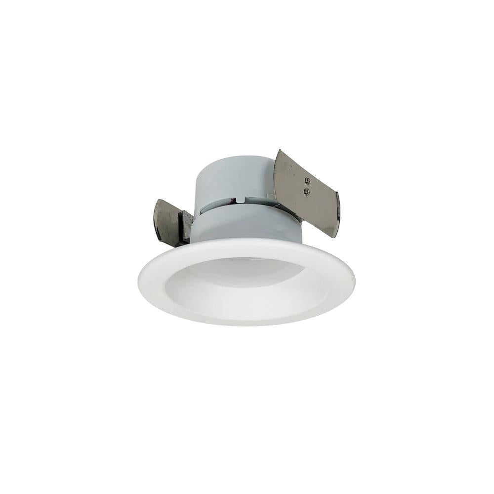 Nora Lighting NOX-43127WW 4 Onyx LED Retrofit Reflector, 650lm 10.5W, 2700K, White finish