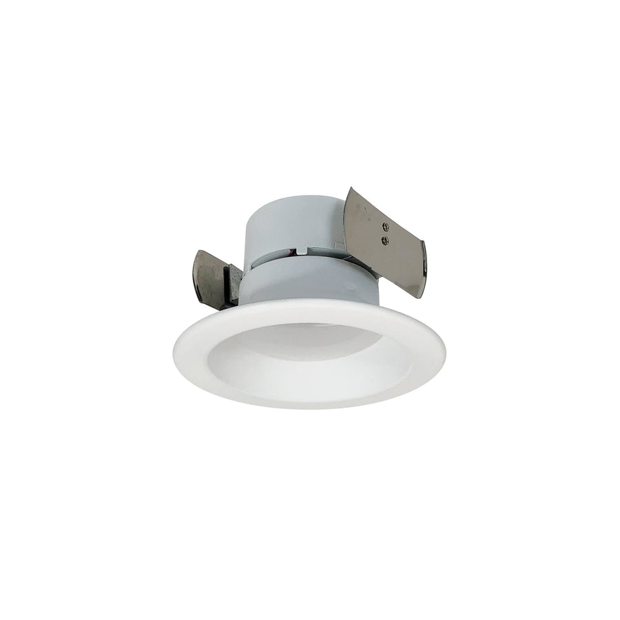 Nora NOX-43127WW 4 inch Onyx LED Retrofit Reflector, 650lm / 10.5W, 2700K, White finish