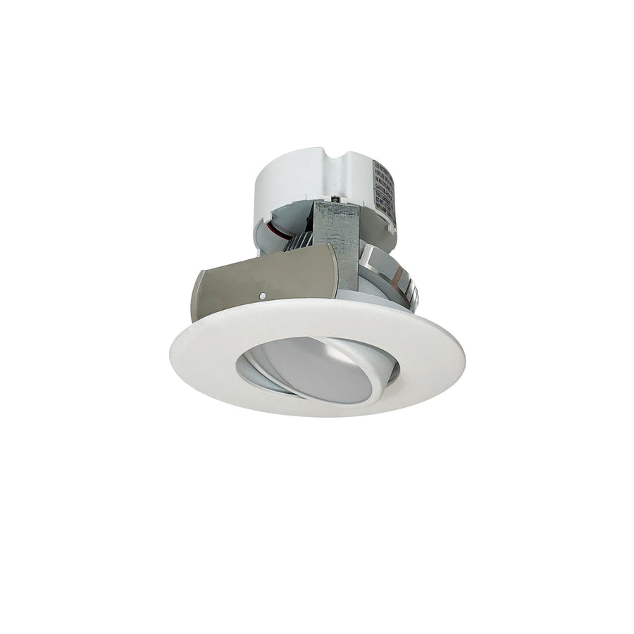 Nora NOX-43440WW 4 inch Onyx LED Adjustable Retrofit, 700lm / 10.5W, 4000K, White finish