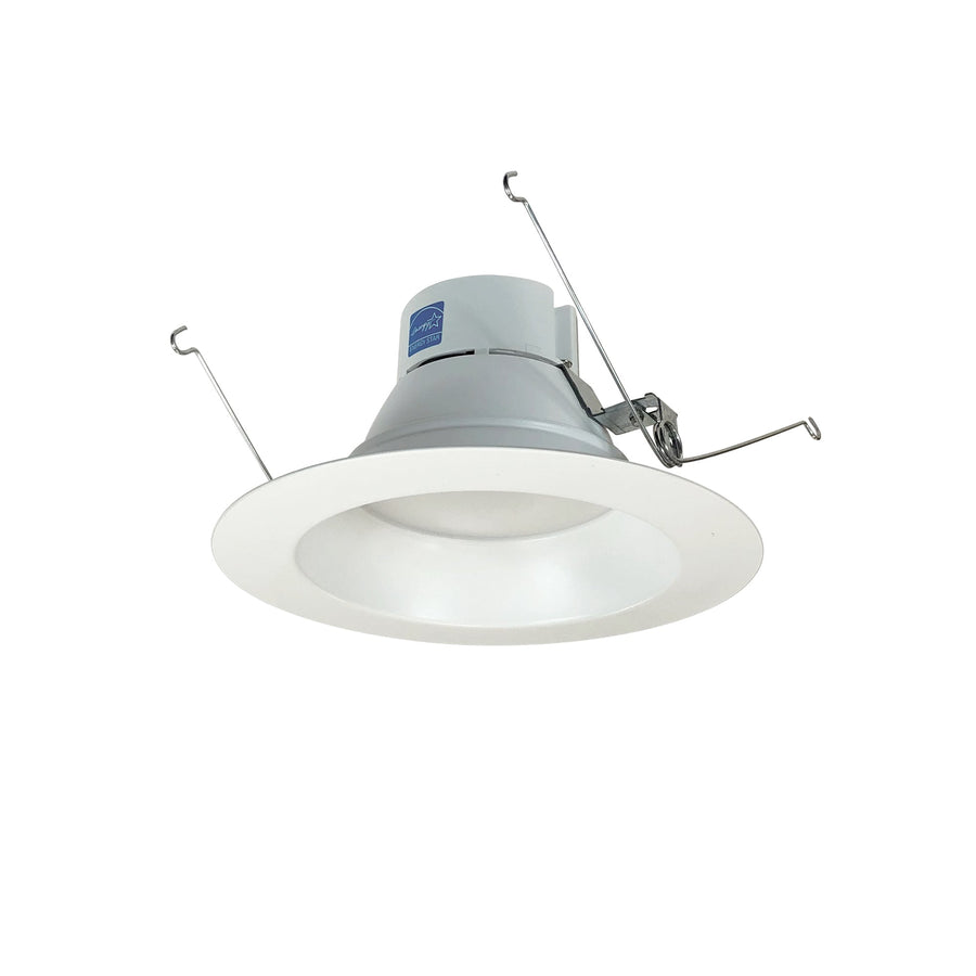 Nora NOX-563150WW 5 inch/6 inch Onyx LED Retrofit Reflector, 750lm / 12.5W, 5000K, White finish