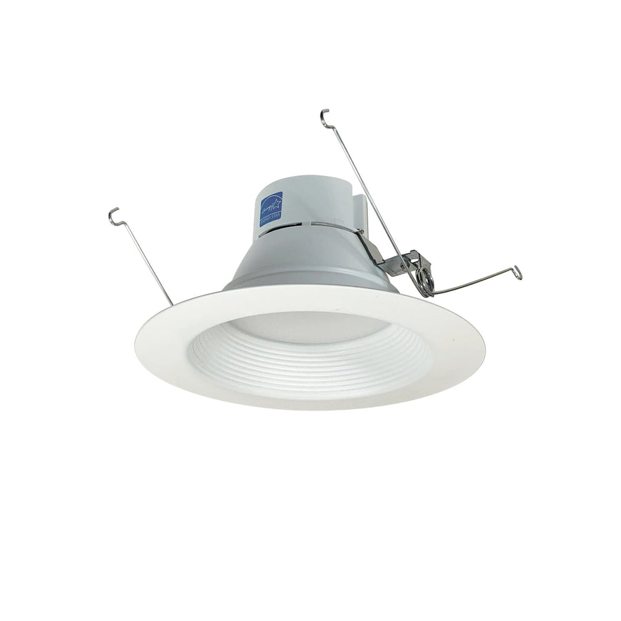 Nora NOX-563250WW/12 5 inch/6 inch Onyx LED Retrofit Baffle, 1200lm / 17.5W, 5000K, White finish