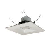 Nora NOX-63627WW 6 inch Onyx Square LED Retrofit Reflector, 750lm / 12W, 2700K, White finish