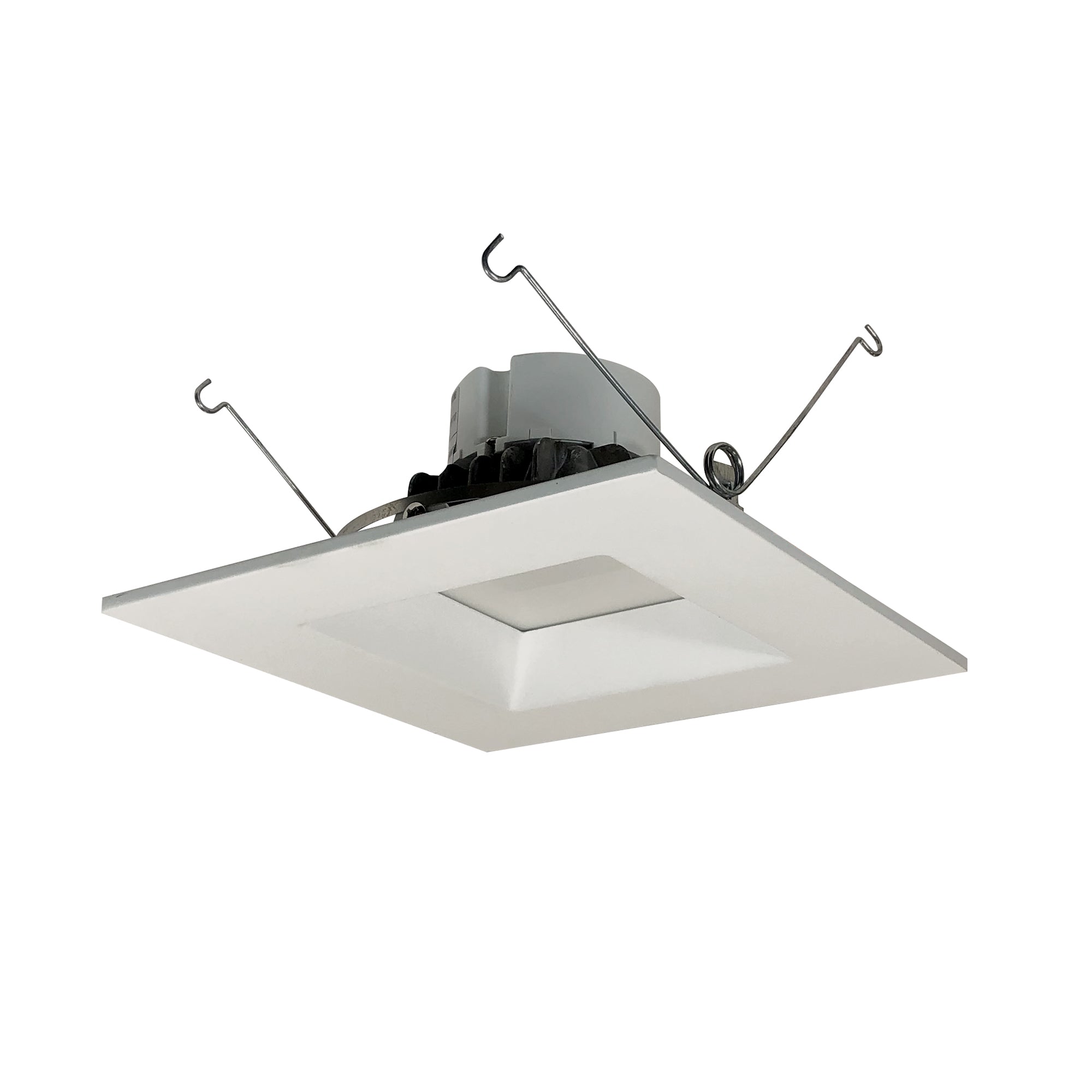 Nora NOX-63627WW 6 inch Onyx Square LED Retrofit Reflector, 750lm / 12W, 2700K, White finish