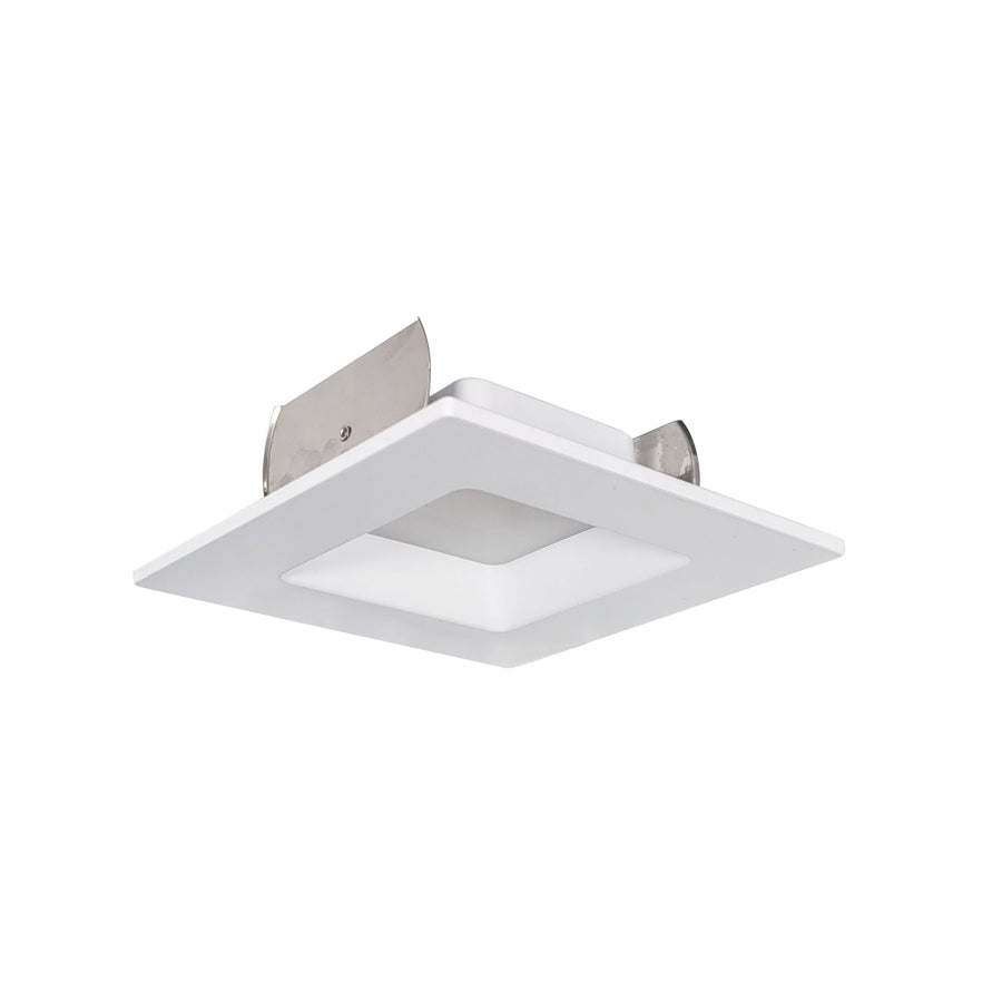 Nora NOXAC-43630WW/HL 4 inch AC Onyx Square LED Retrofit Reflector, 1000lm / 14.5W, 3000K, White Finish