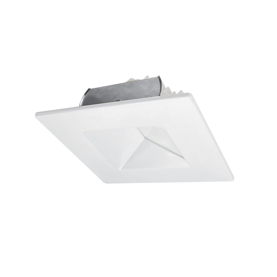 Nora NOXAC-4SWTWWW 4 inch AC Onyx Square Wall Wash LED Retrofit, 700lm / 11W, Selectable CCT, White Finish