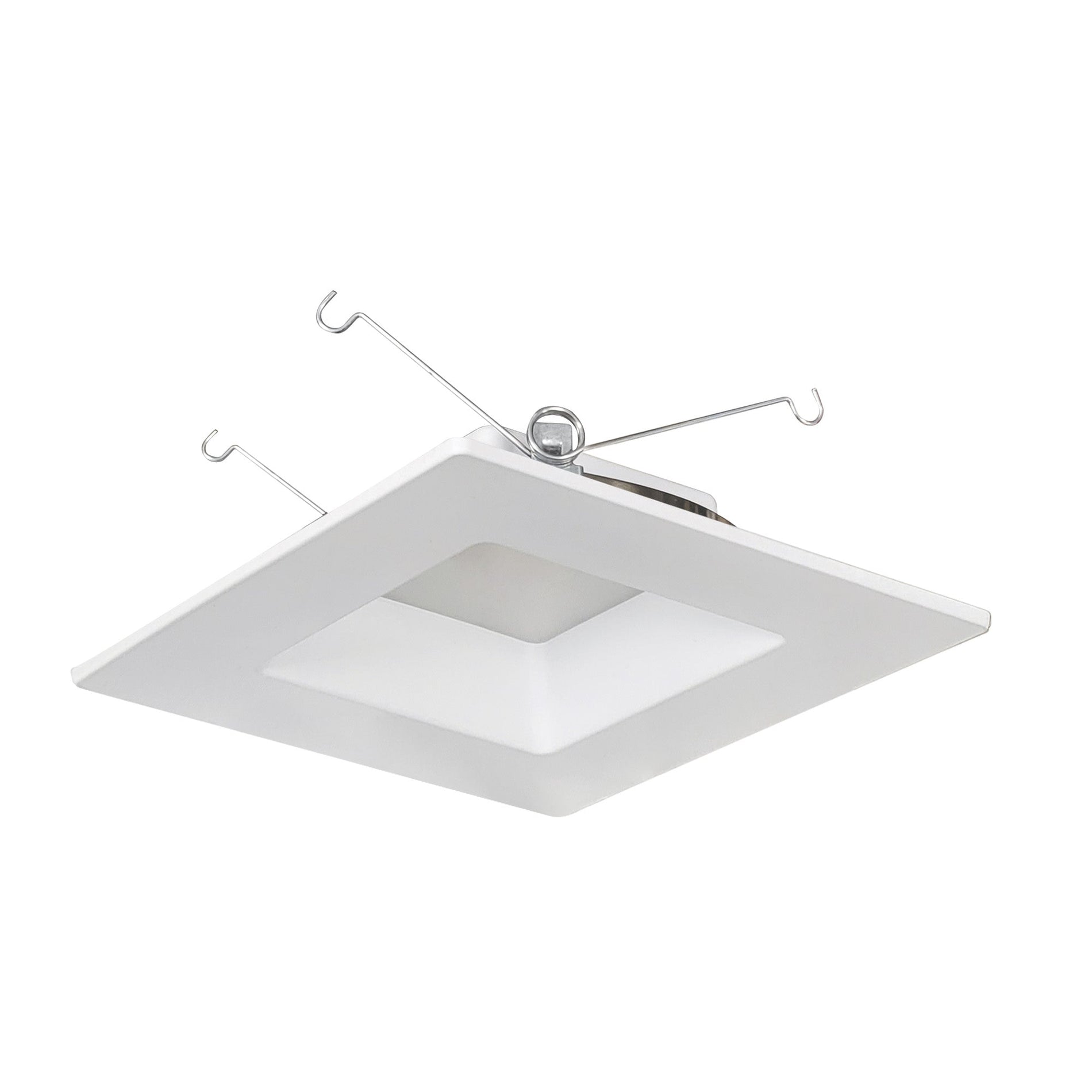 Nora NOXAC-63640WW/HL 6 inch AC Onyx Square LED Retrofit Reflector, 1100lm / 17W, 4000K, White Finish