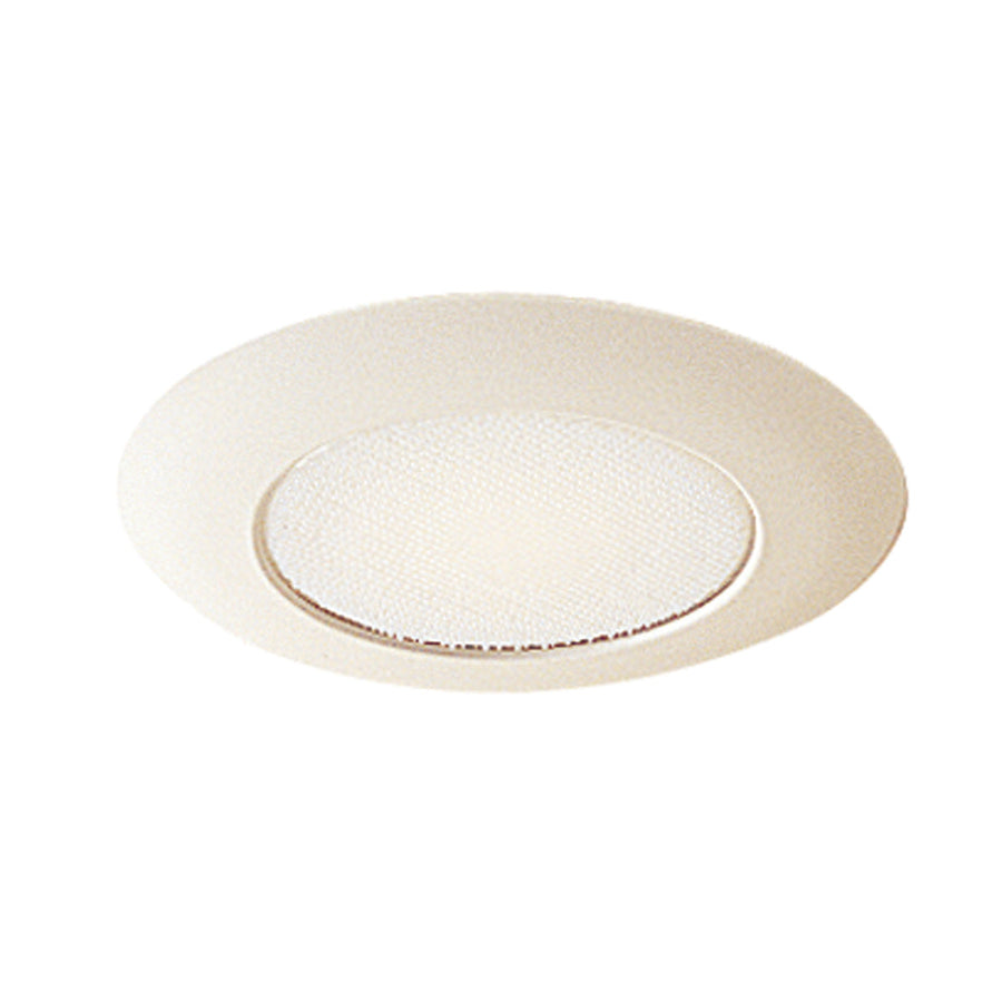 Nora NP-22 6 inch Albalite Lens w/ Plastic Trim, White