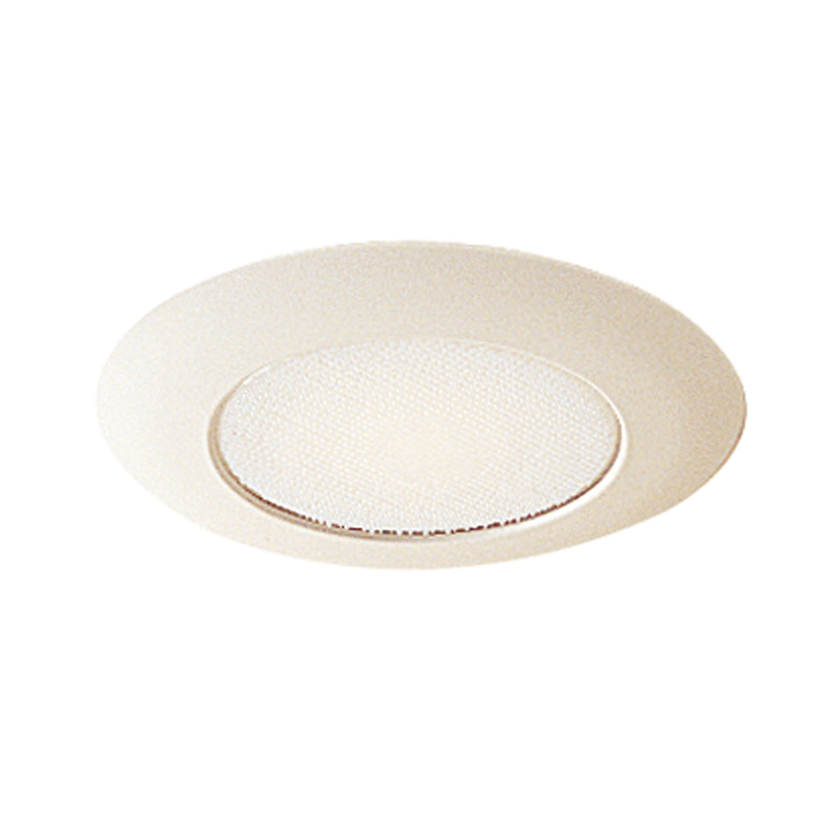 Nora NP-22 6 inch Albalite Lens w/ Plastic Trim, White